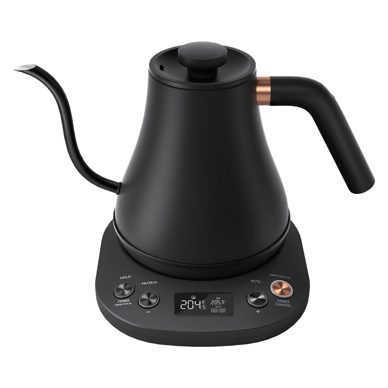 Mecity Electric Kettle Gooseneck Pour Over Kettle ±1℉