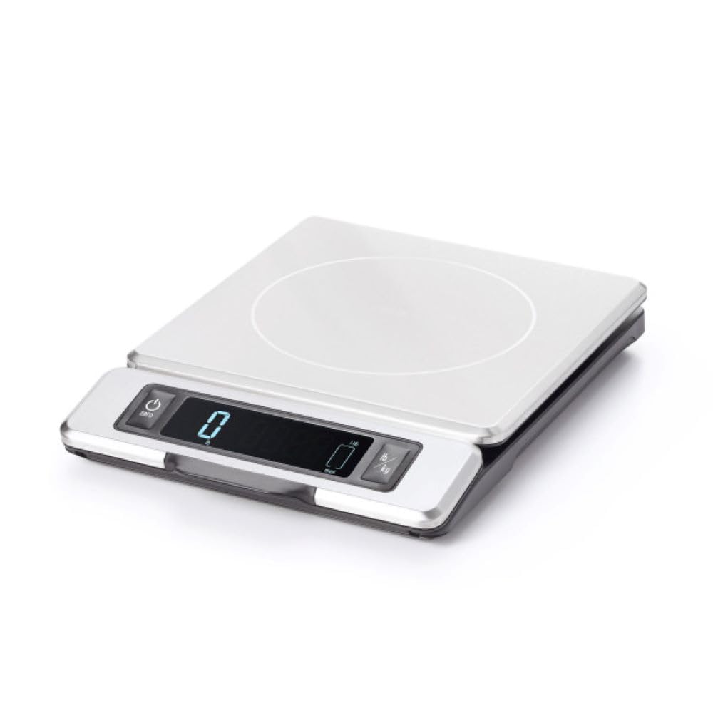 OXO Good Grips 11-Pound Stainless Steel Kitchen Scale with