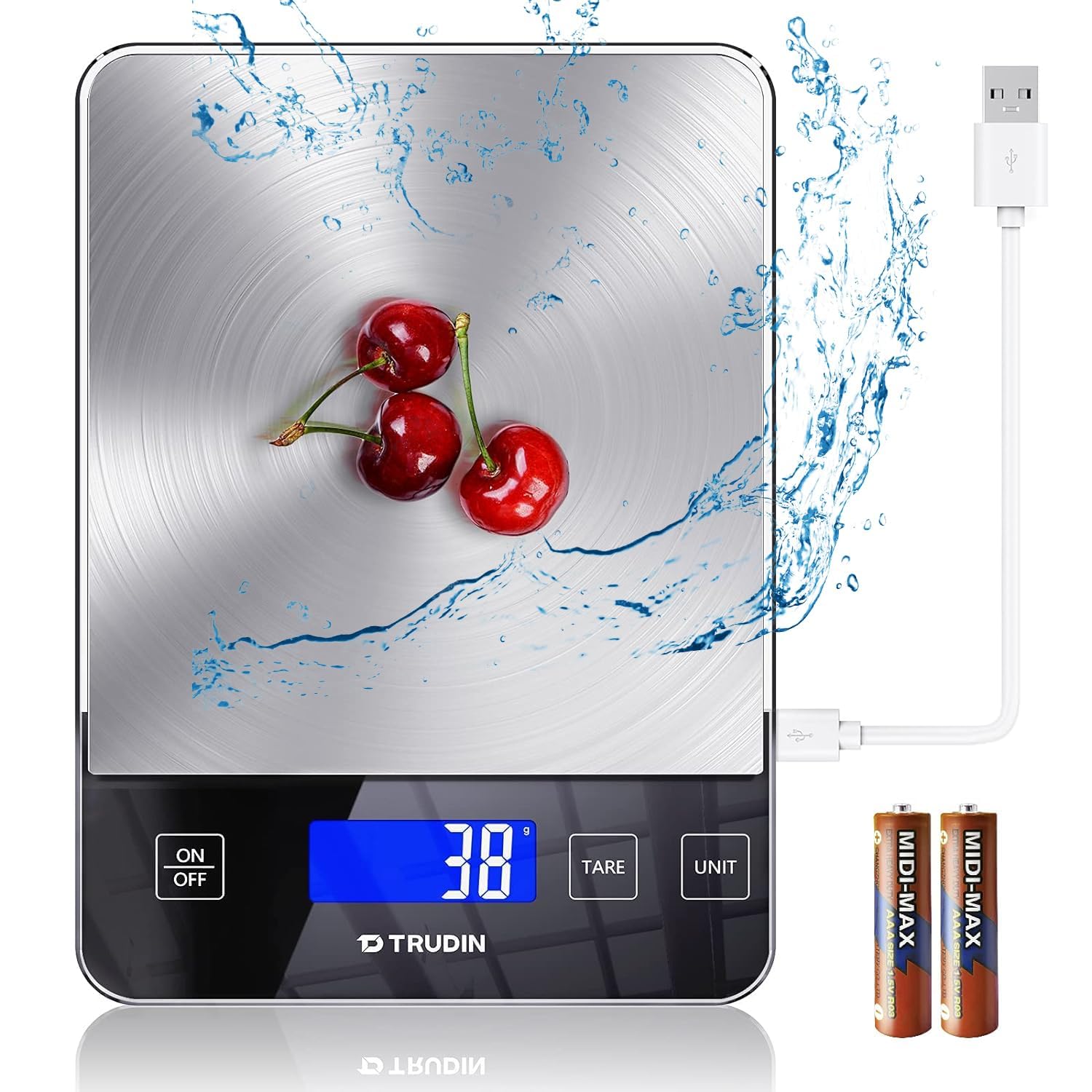 33lb Food Scale, NASA-Grade Digital Kitchen Scale