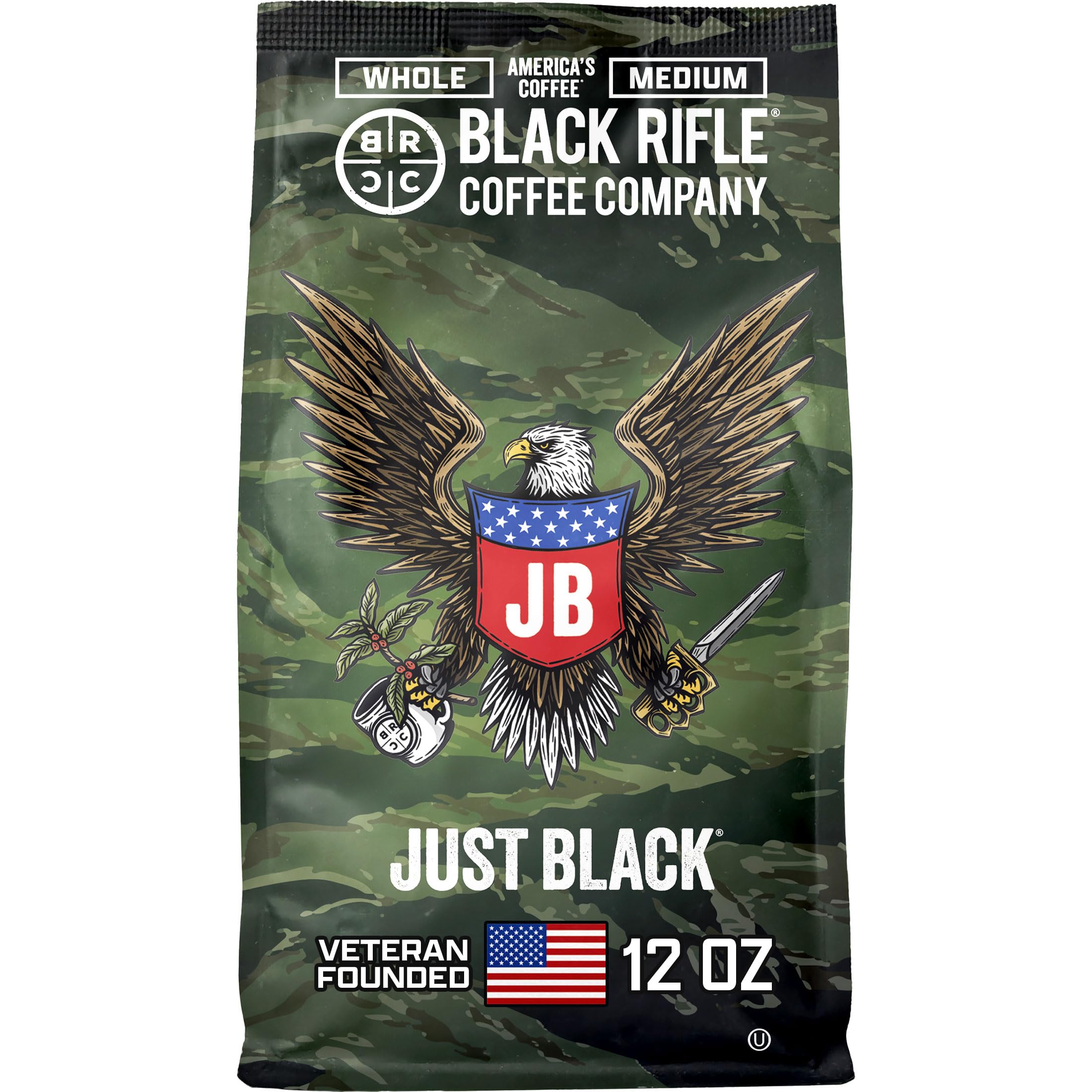 Black Rifle Coffee Company Just Black, 12oz Bag