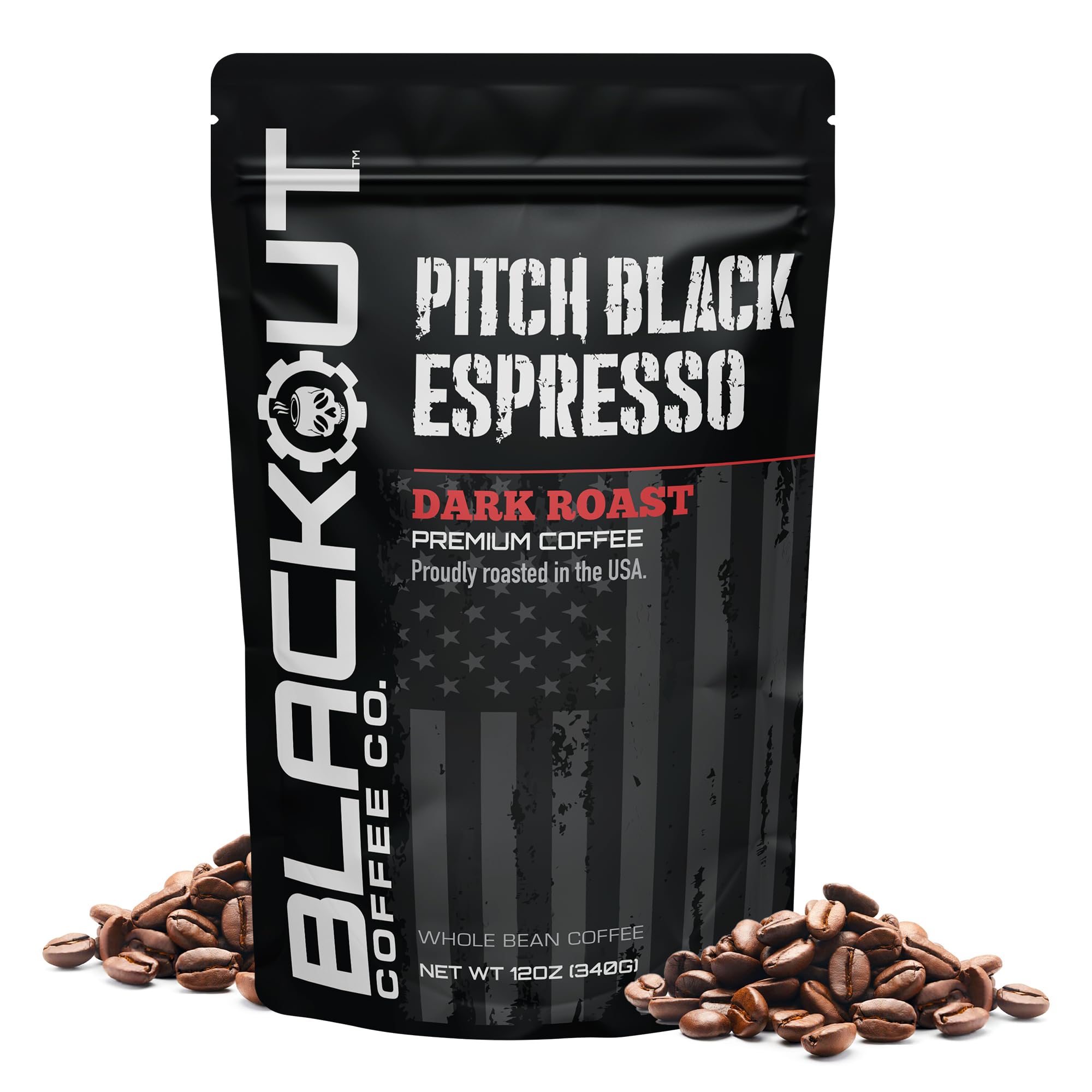 Blackout Coffee Pitch Black Espresso Whole Bean Coffee