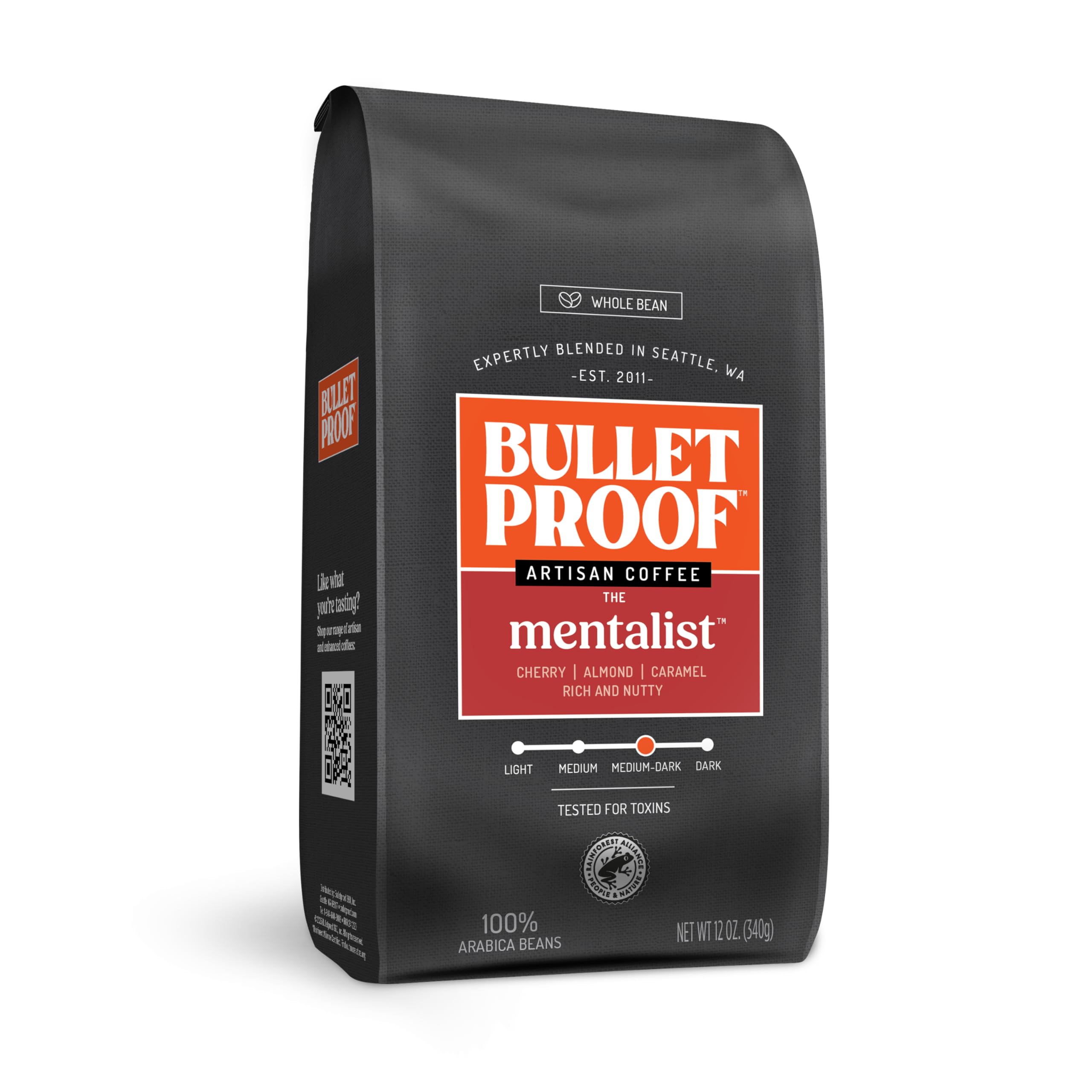 Bulletproof The Mentalist Medium-Dark Roast Whole Bean Coffee