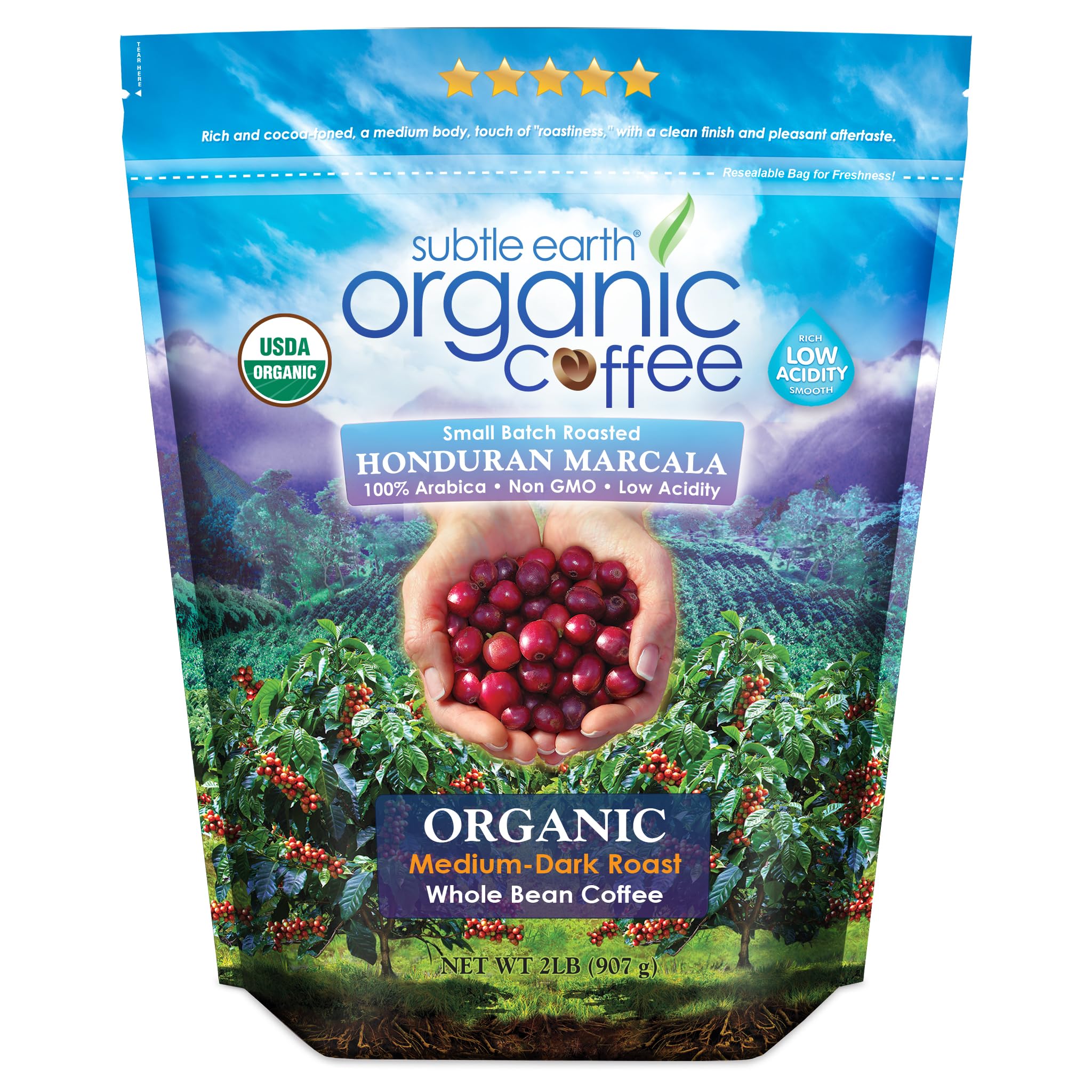 2LB Subtle Earth Organic Coffee