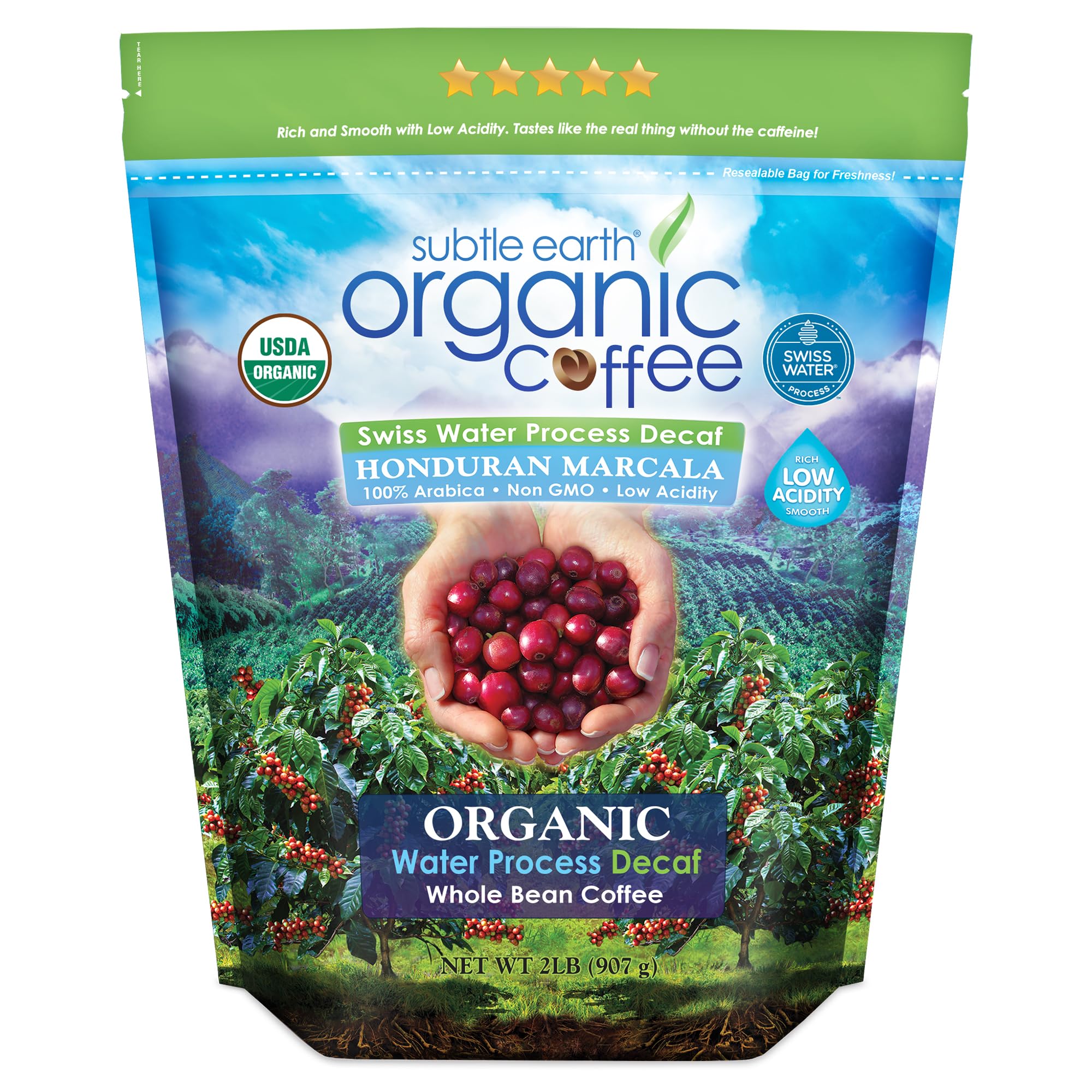 2LB Subtle Earth Organic Decaf