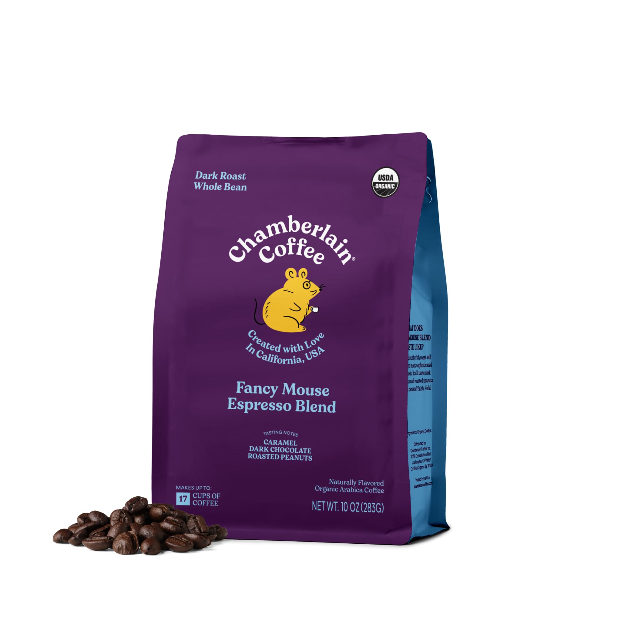 Chamberlain Coffee Espresso Dark Roast Whole Bean Coffee