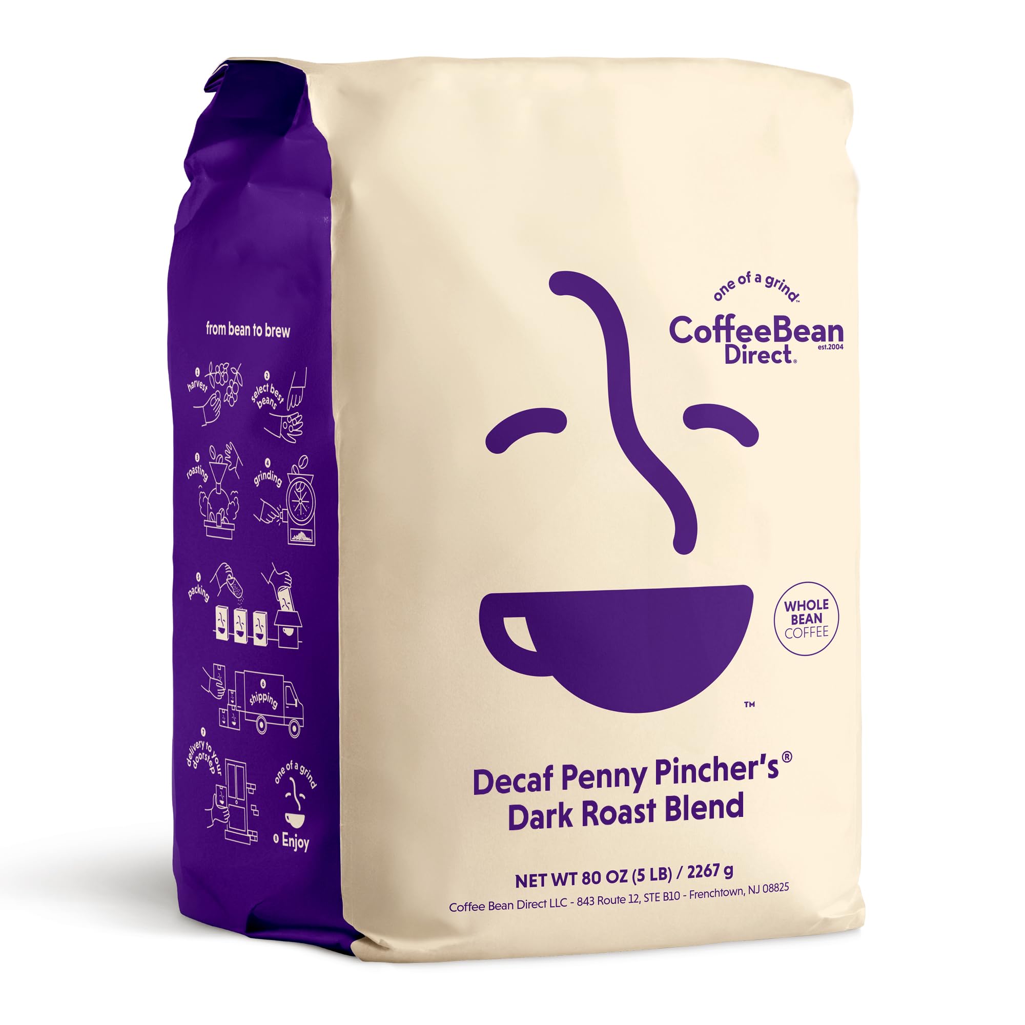 Coffee Bean Direct Decaf Penny Pincher's® Dark Roast Blend
