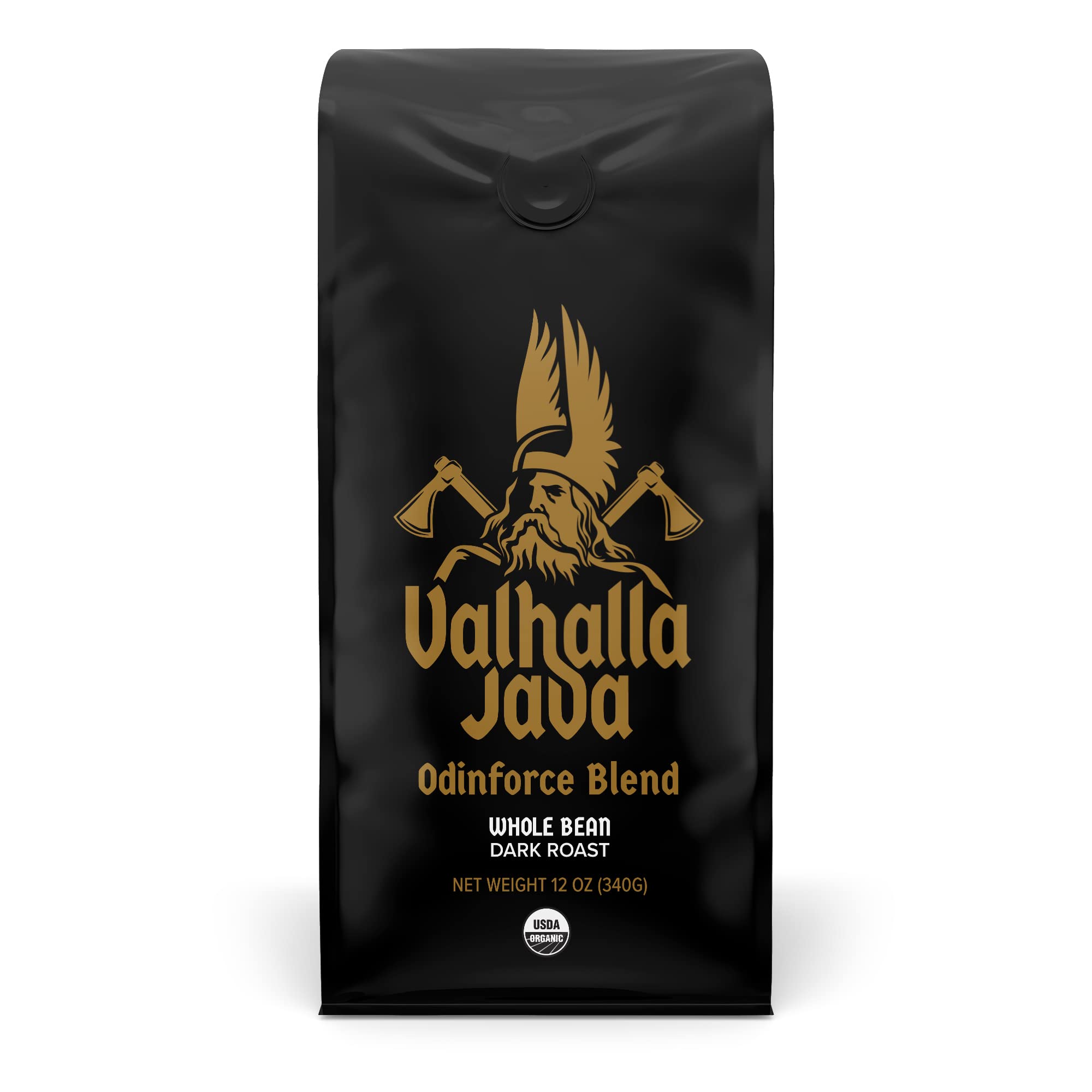 Death Wish Coffee, Valhalla Java Odinforce Blend Whole Bean