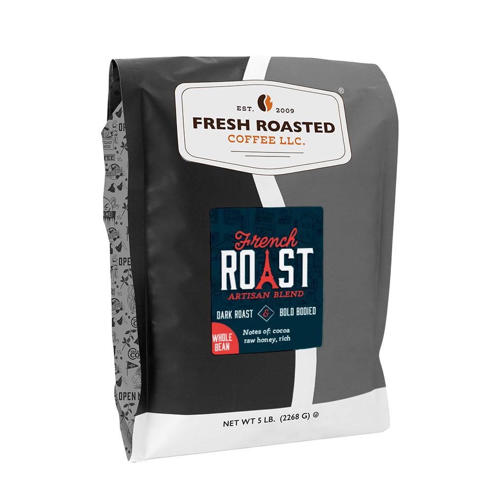 Fresh Roasted Coffee, French Roast Whole Bean Coffee
