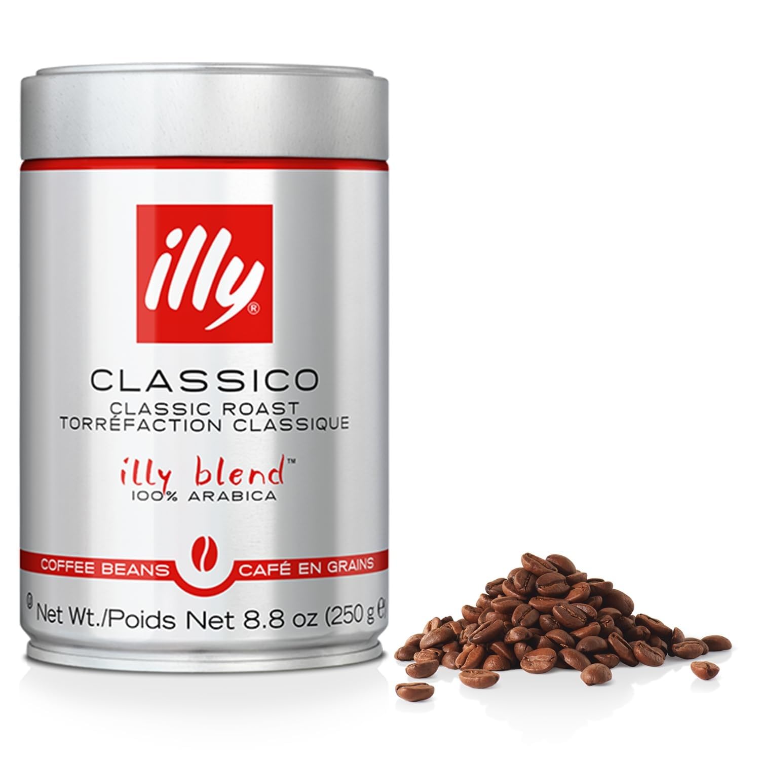 Illy Classico Whole Bean Coffee, Medium Roast