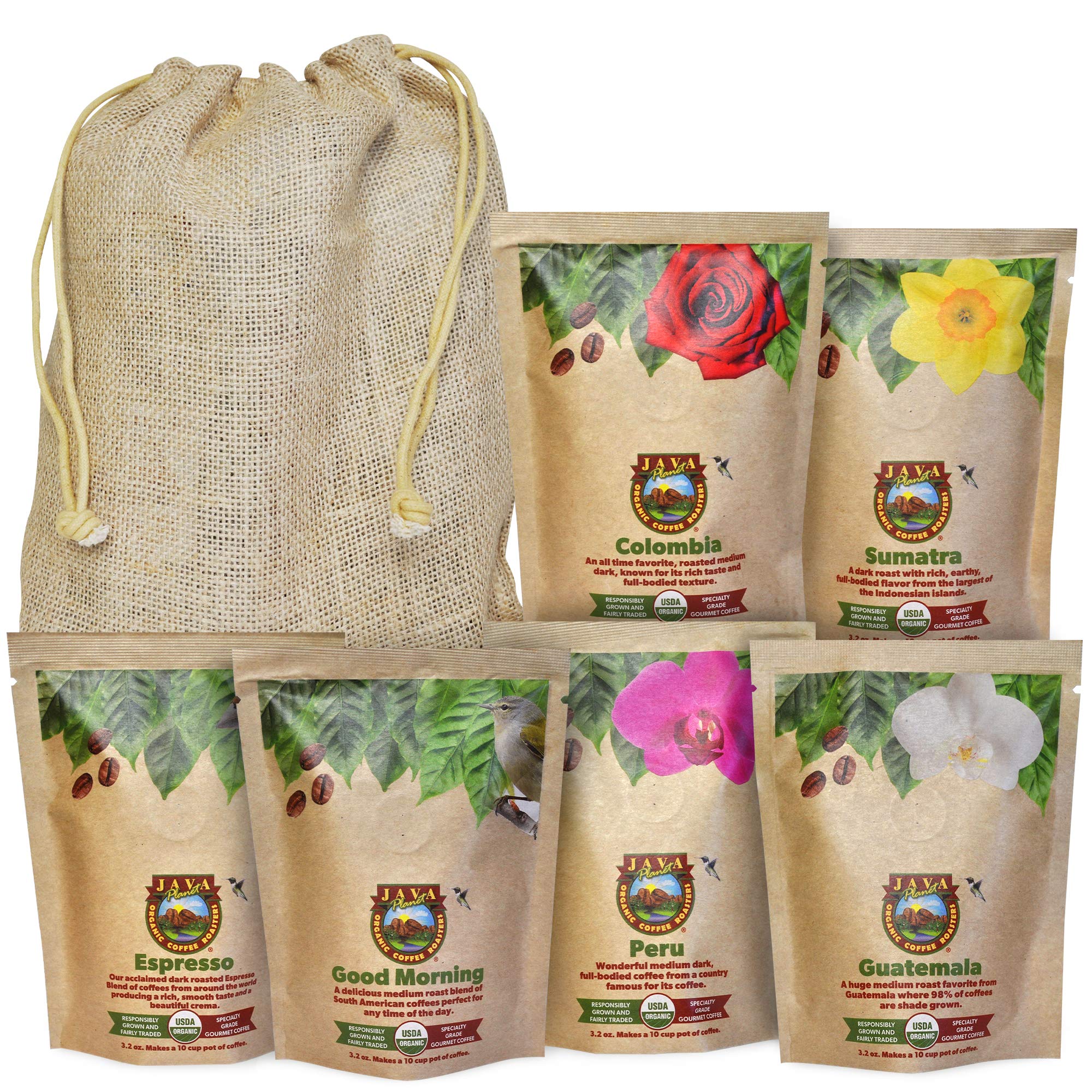 Java Planet, Coffee Gift Sampler Set