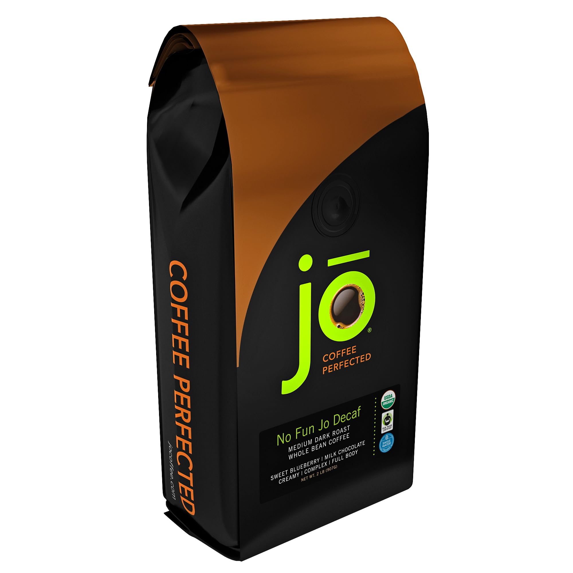 NO FUN JO DECAF: 2 lb, Organic Decaf Coffee