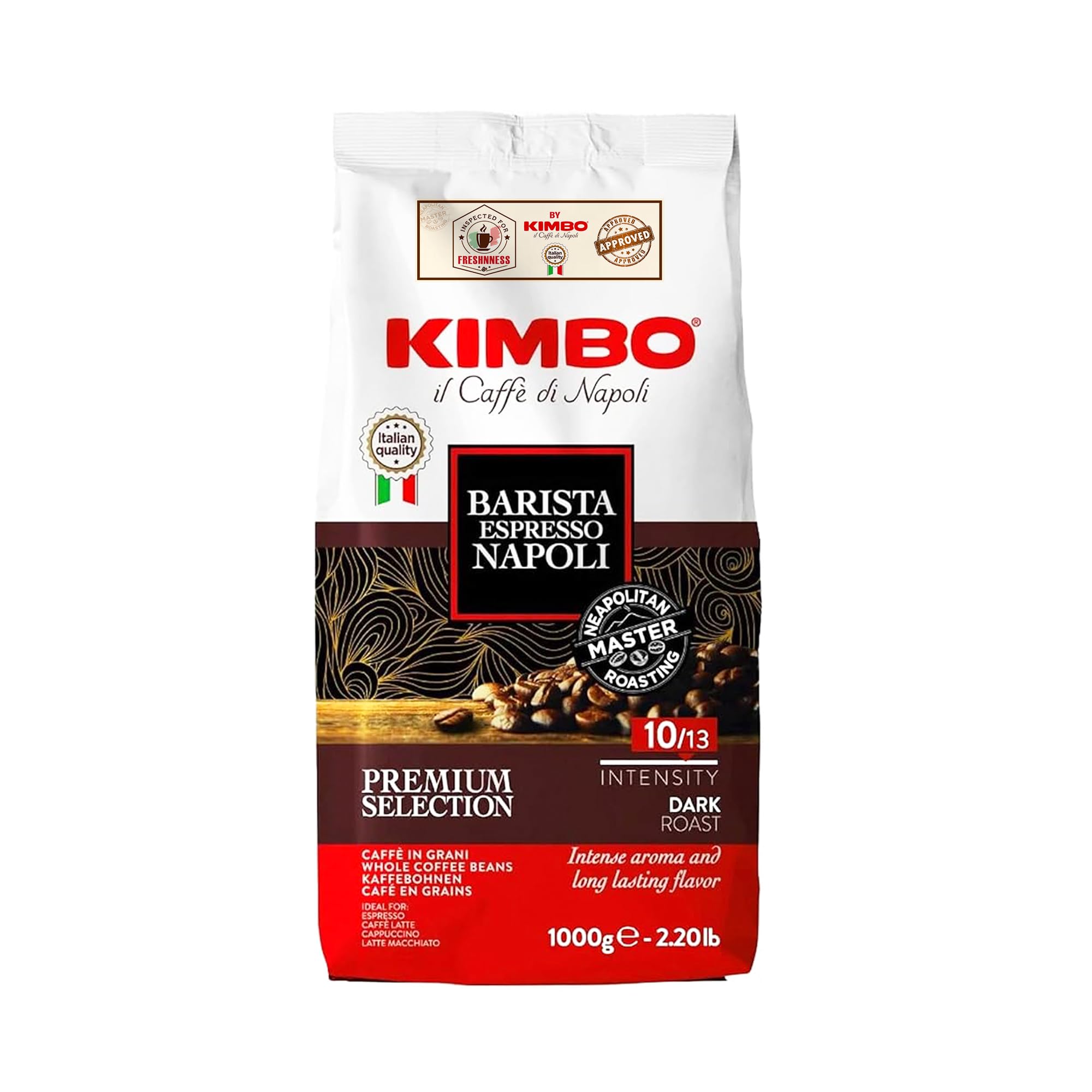 Kimbo Coffee Whole Bean, Napoli Espresso