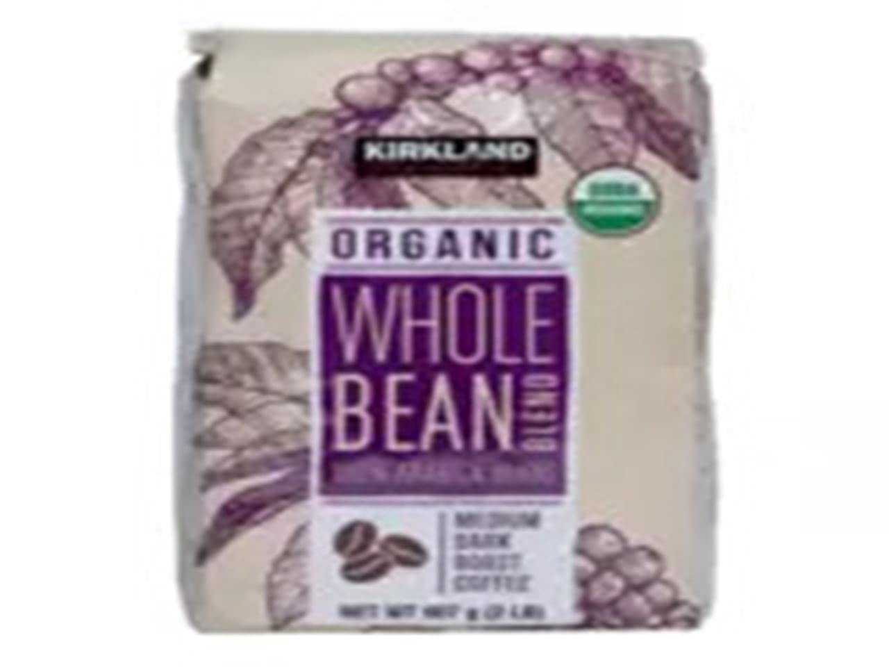 Kirkland Signature Organic Whole Bean Blend 100 % Arabica Beans