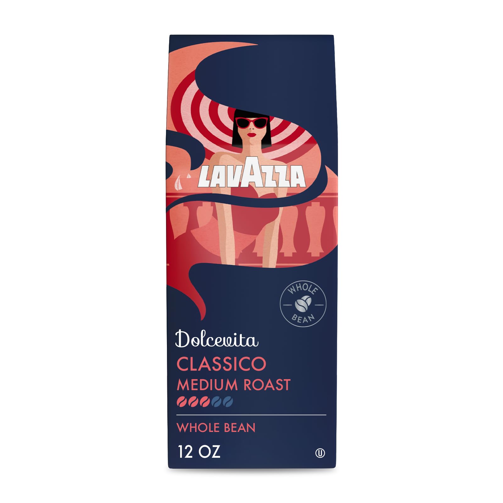 Lavazza Dolcevita Classico Whole Bean Coffee 12oz Bag
