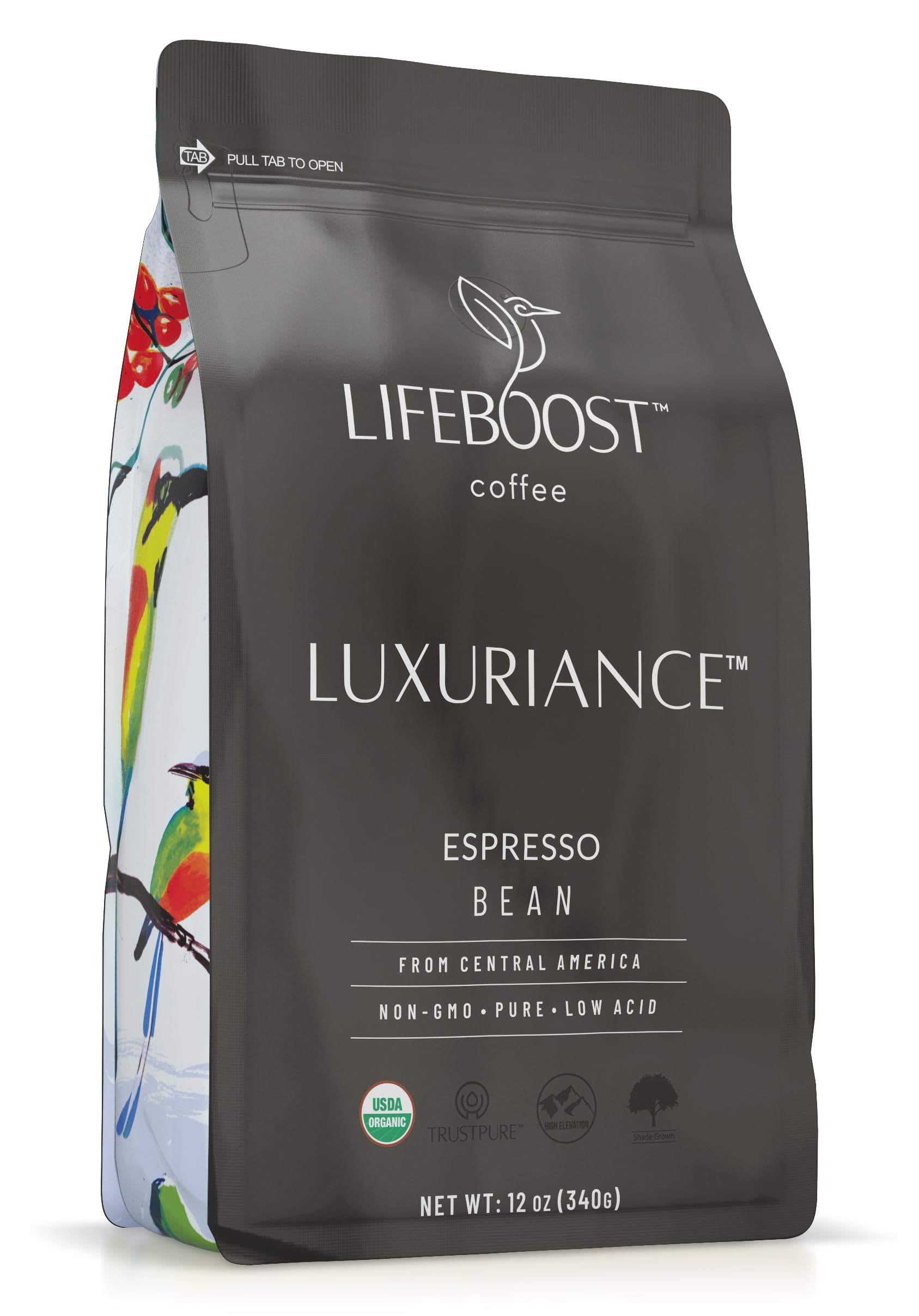 Lifeboost Organic Espresso Whole Bean Coffee