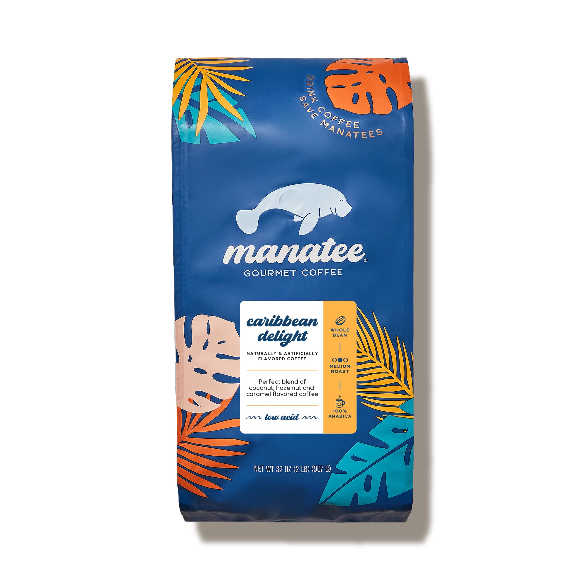 Manatee Gourmet Coffee, Whole Bean