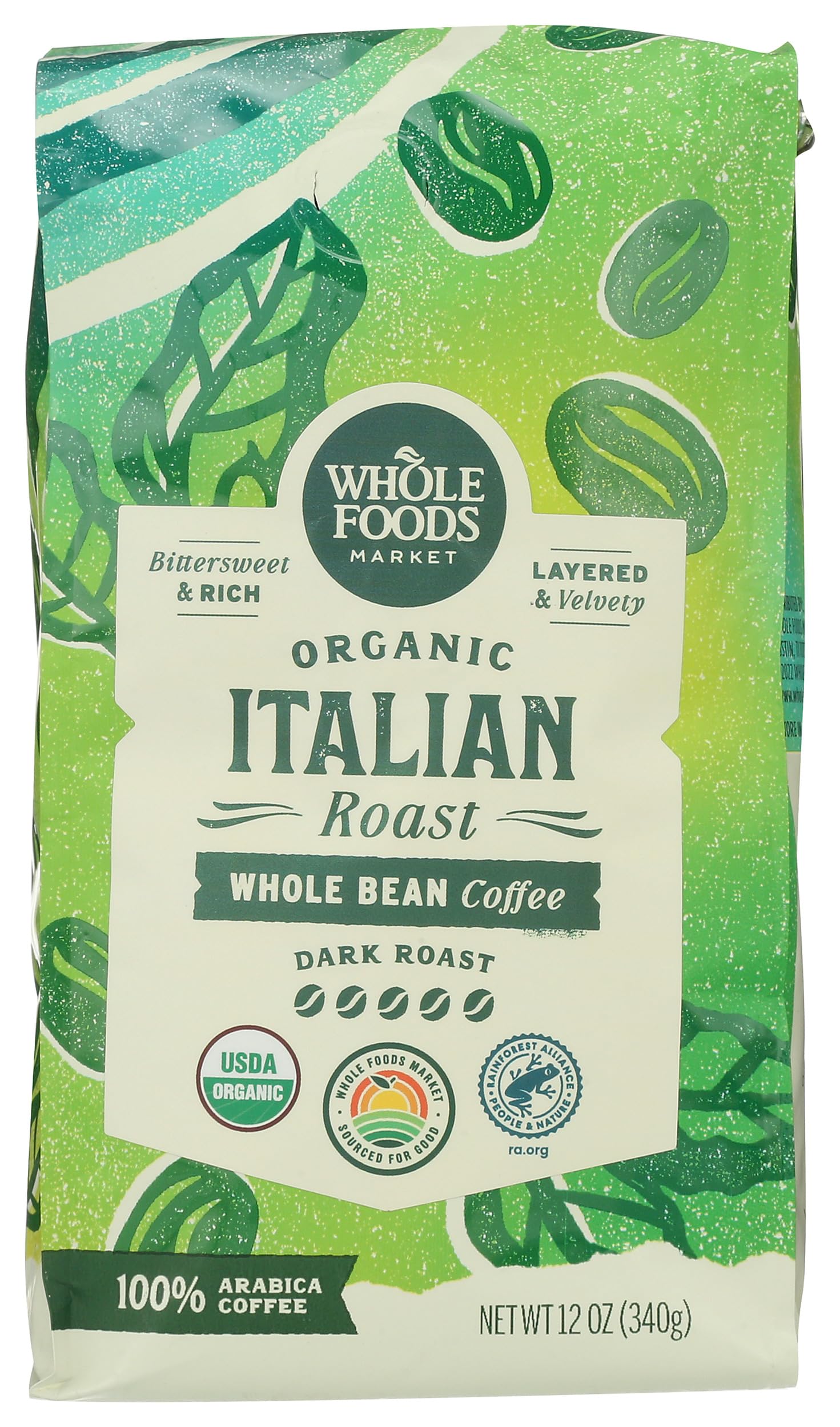 Whole Foods Market, Organic Whole Bean Coffee