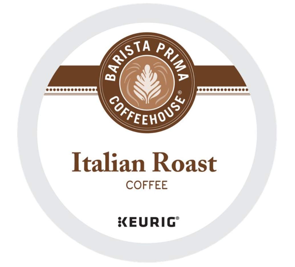 Barista Prima Dark Roast Extra Bold Coffee K-Cup, Italian Roast