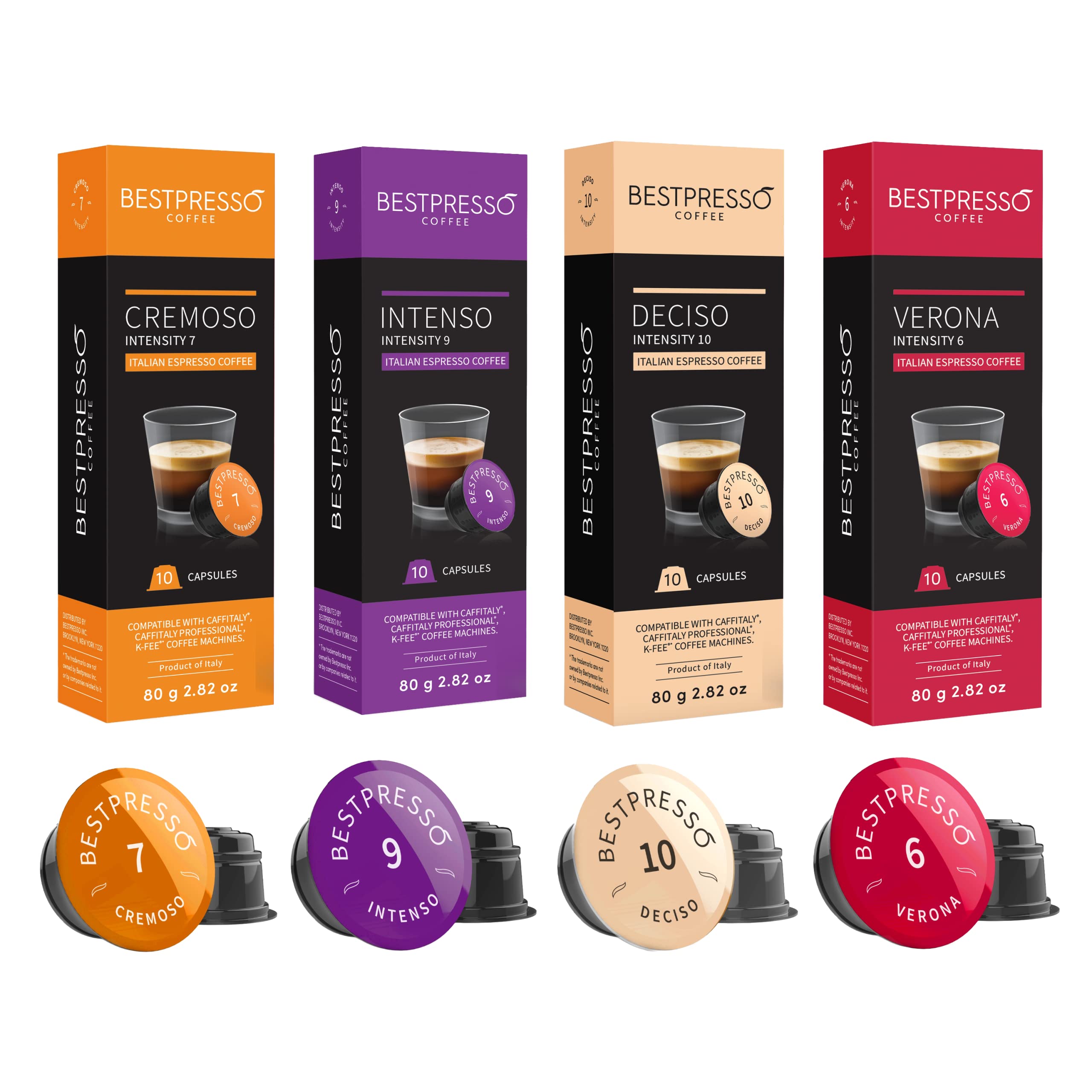 Bestpresso Coffee capsules compatible with Starbucks Verismo