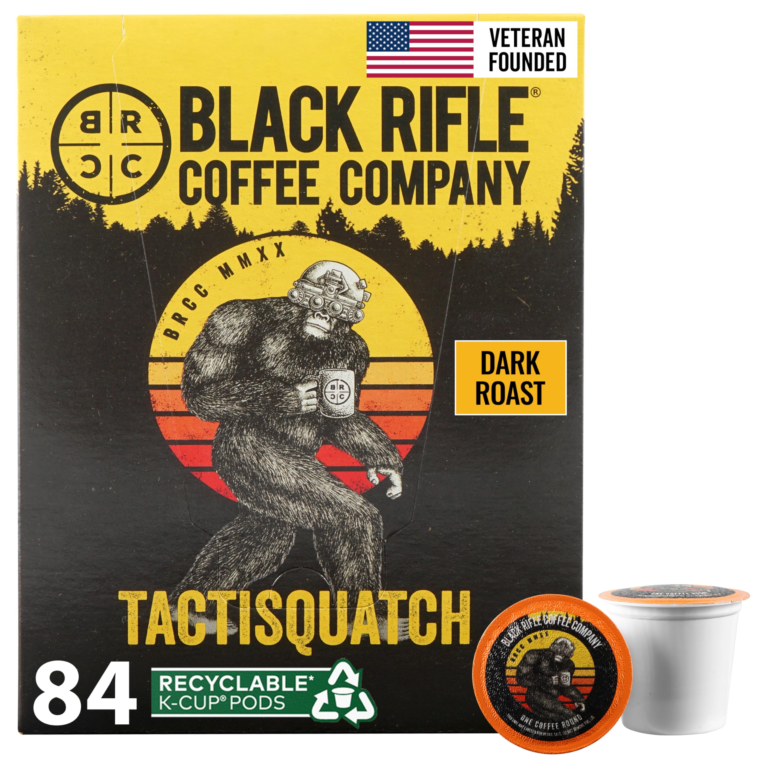 Black Rifle Coffee Company Dark Roast Coffee Pods
