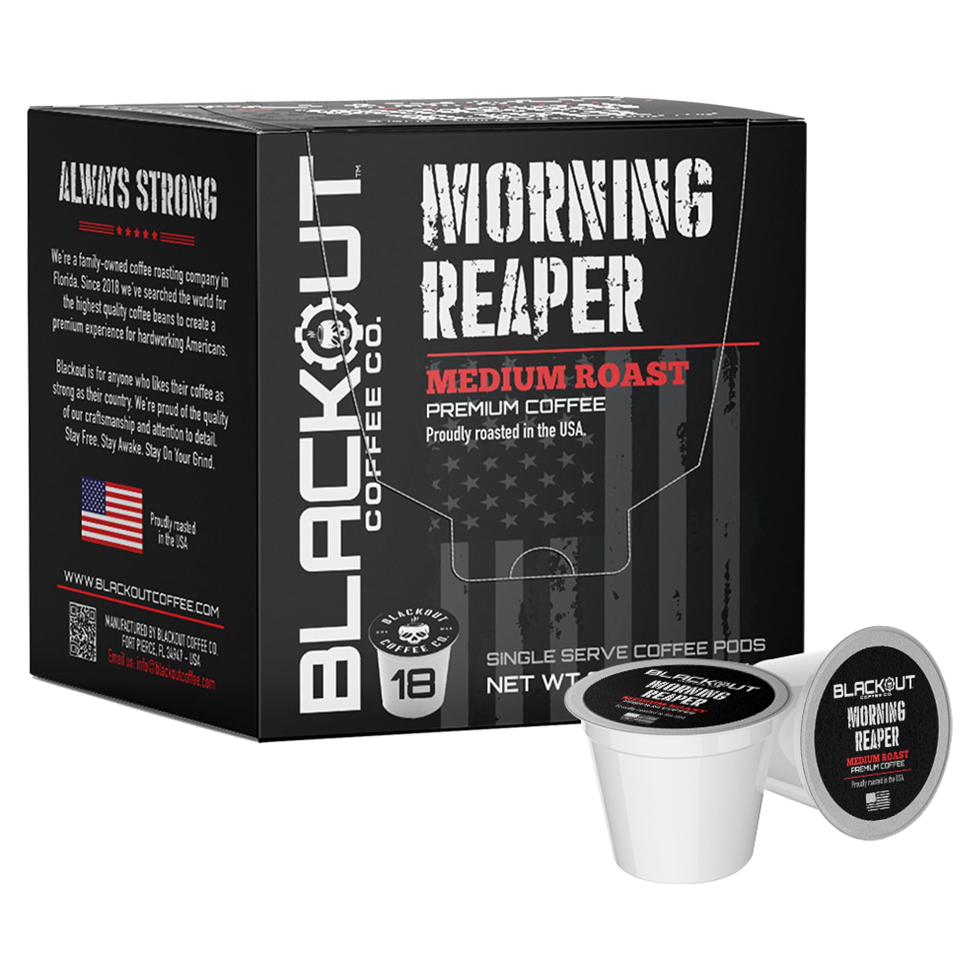Blackout Coffee Morning Reaper Coffee pods