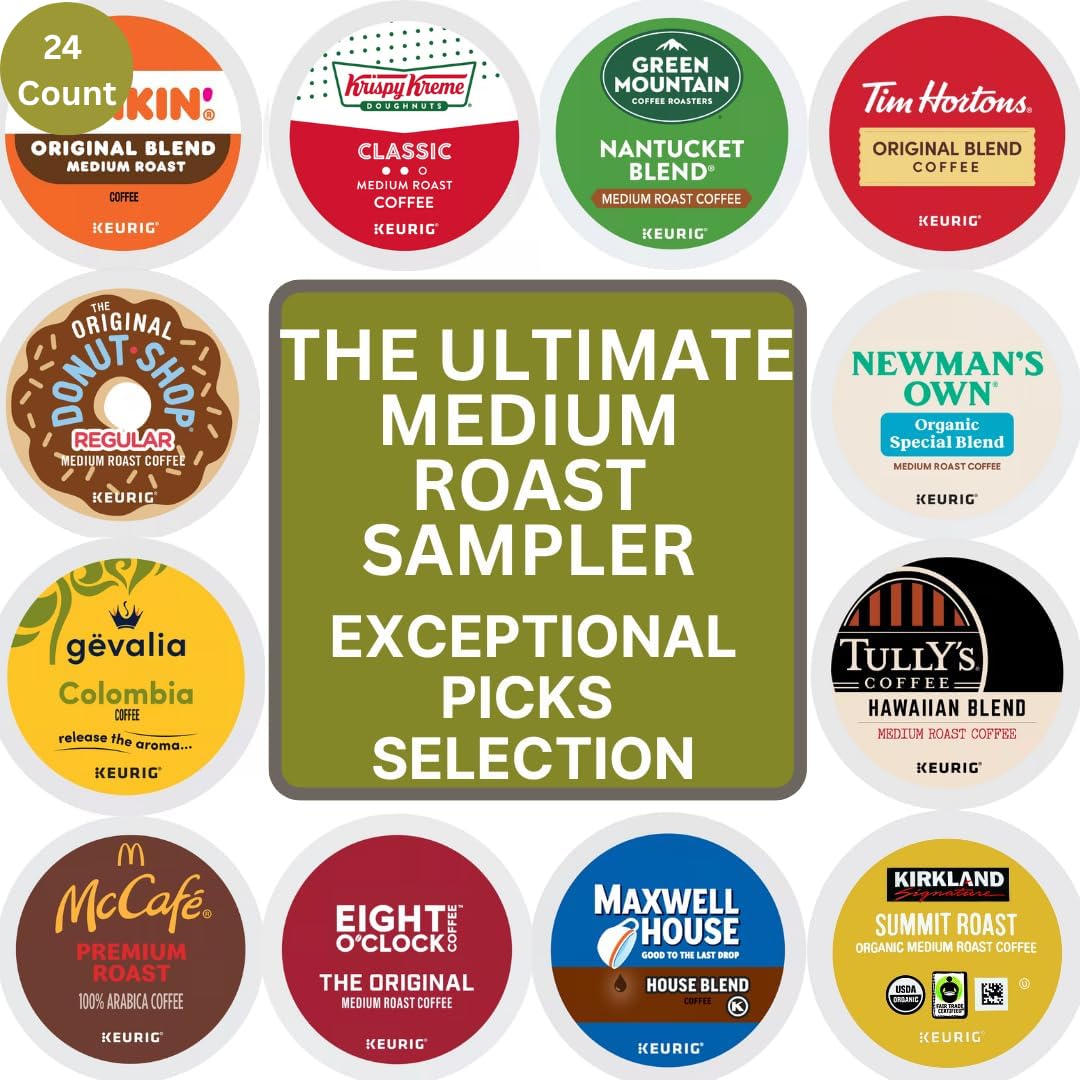 Medium Roast Coffee K-Cups Sampler Variety
