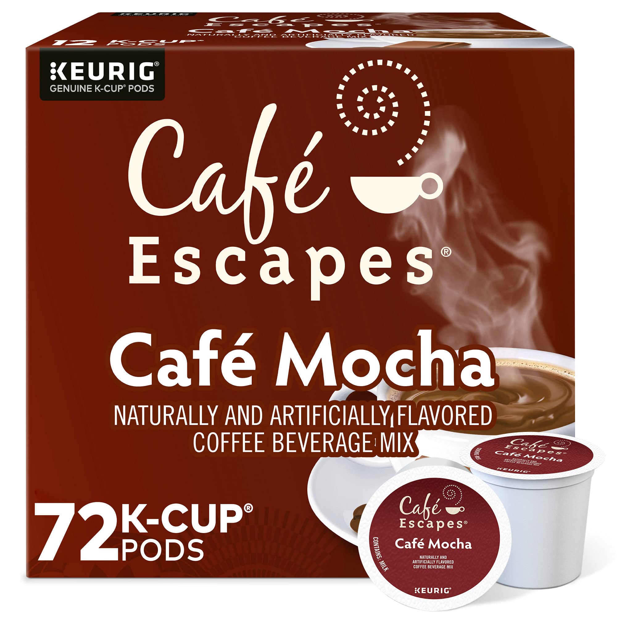 Cafe Escapes Cafe Mocha Keurig Single-Serve K-Cup Pods