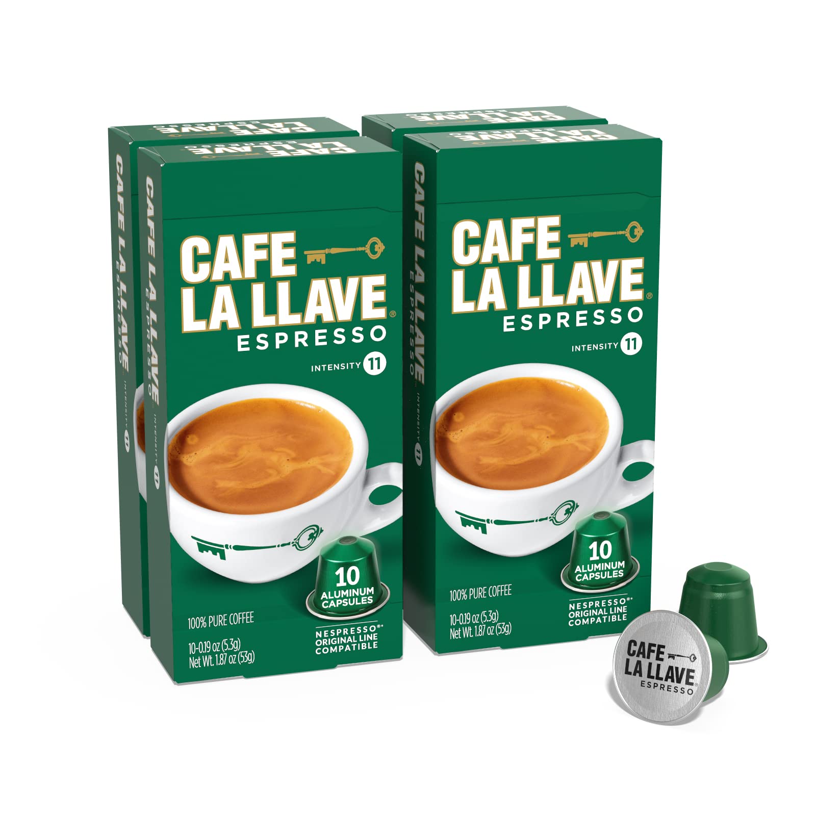Cafe La Llave Latin Style Espresso Pods, Dark Roast