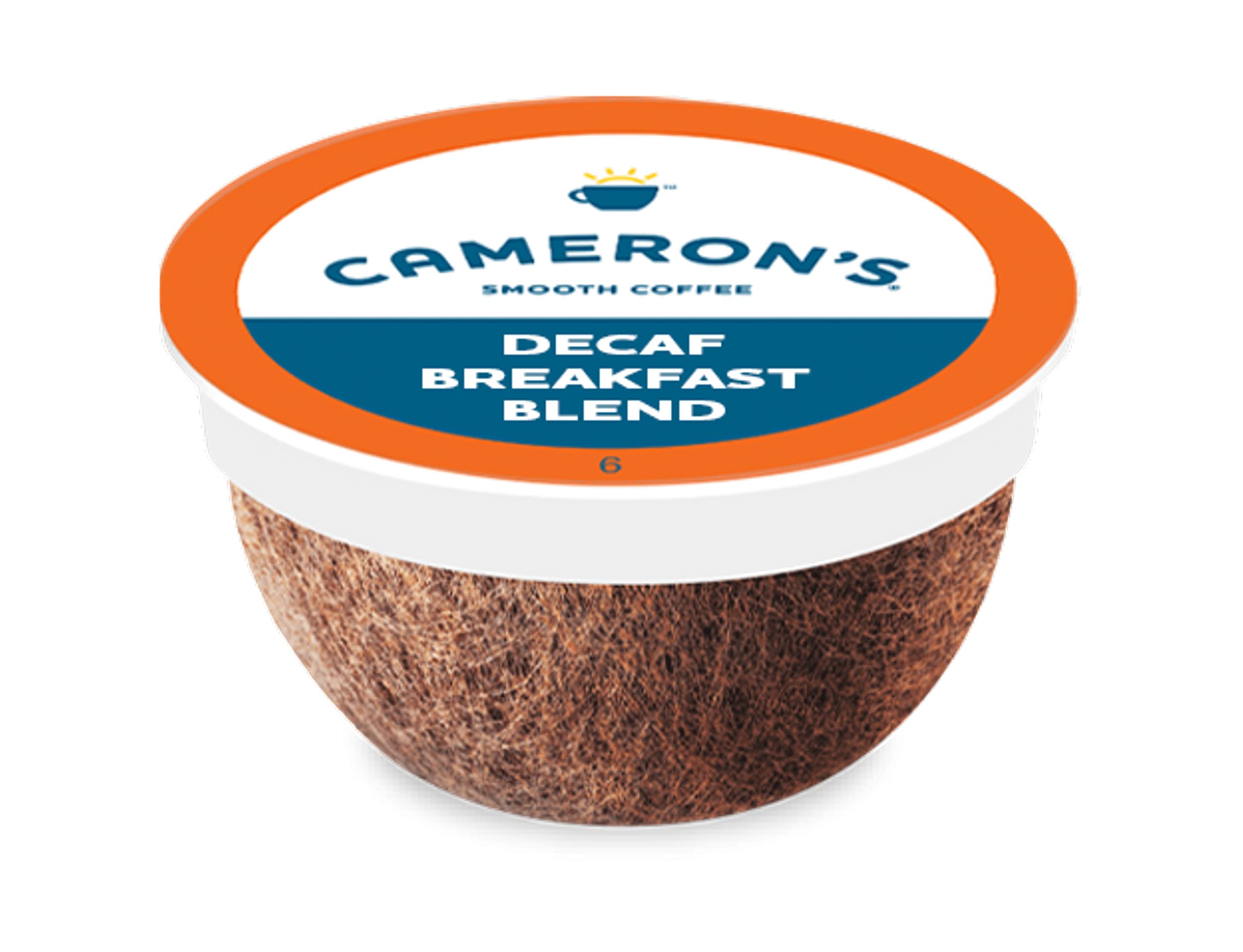 Cameron's Coffee Single Serve Pods, Decaf Breakfast Blend
