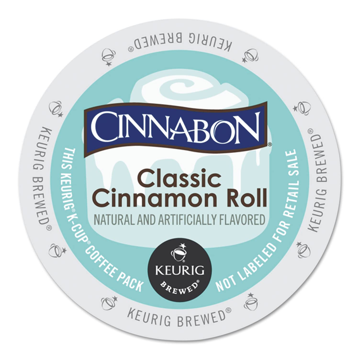 Cinnabon Classic Cinnamon Roll, Single-Serve Keurig K-Cup Pods