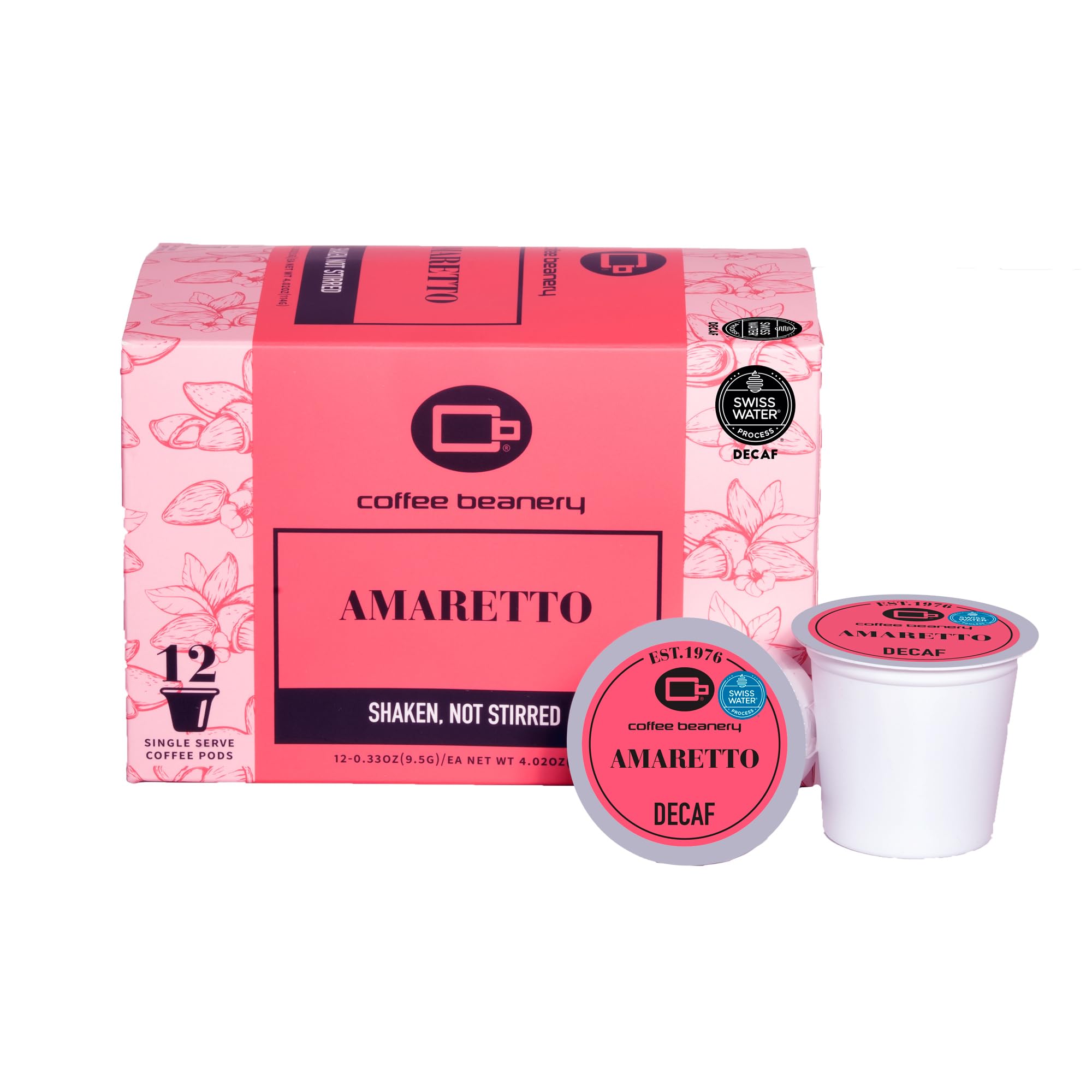 Amaretto Decaf Coffee Pods by Coffee Beanery