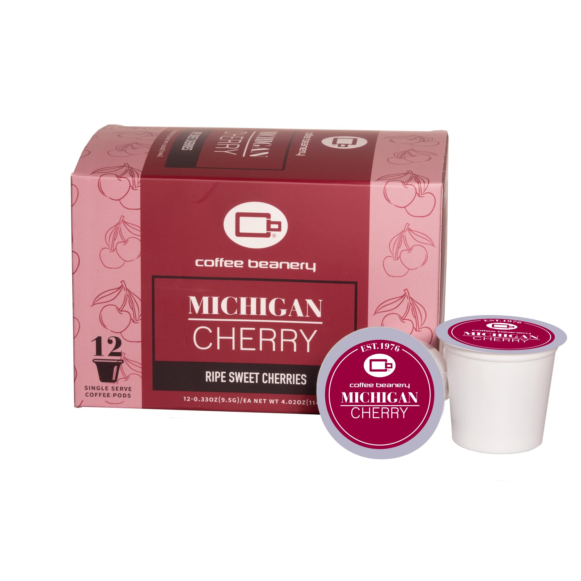 Michigan Cherry Coffee Pods by Coffee Beanery