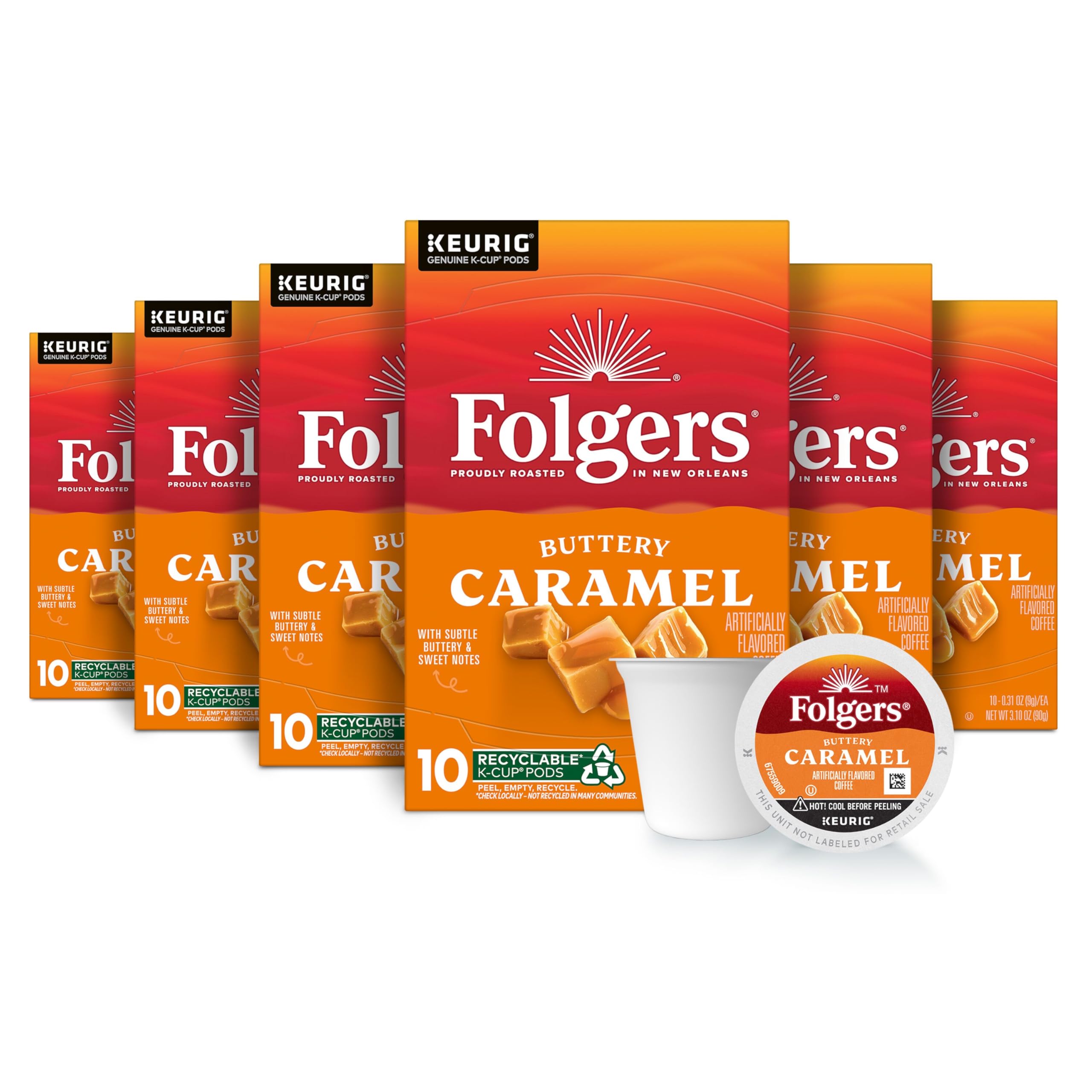 Folgers Buttery Caramel Artificially Flavored Coffee