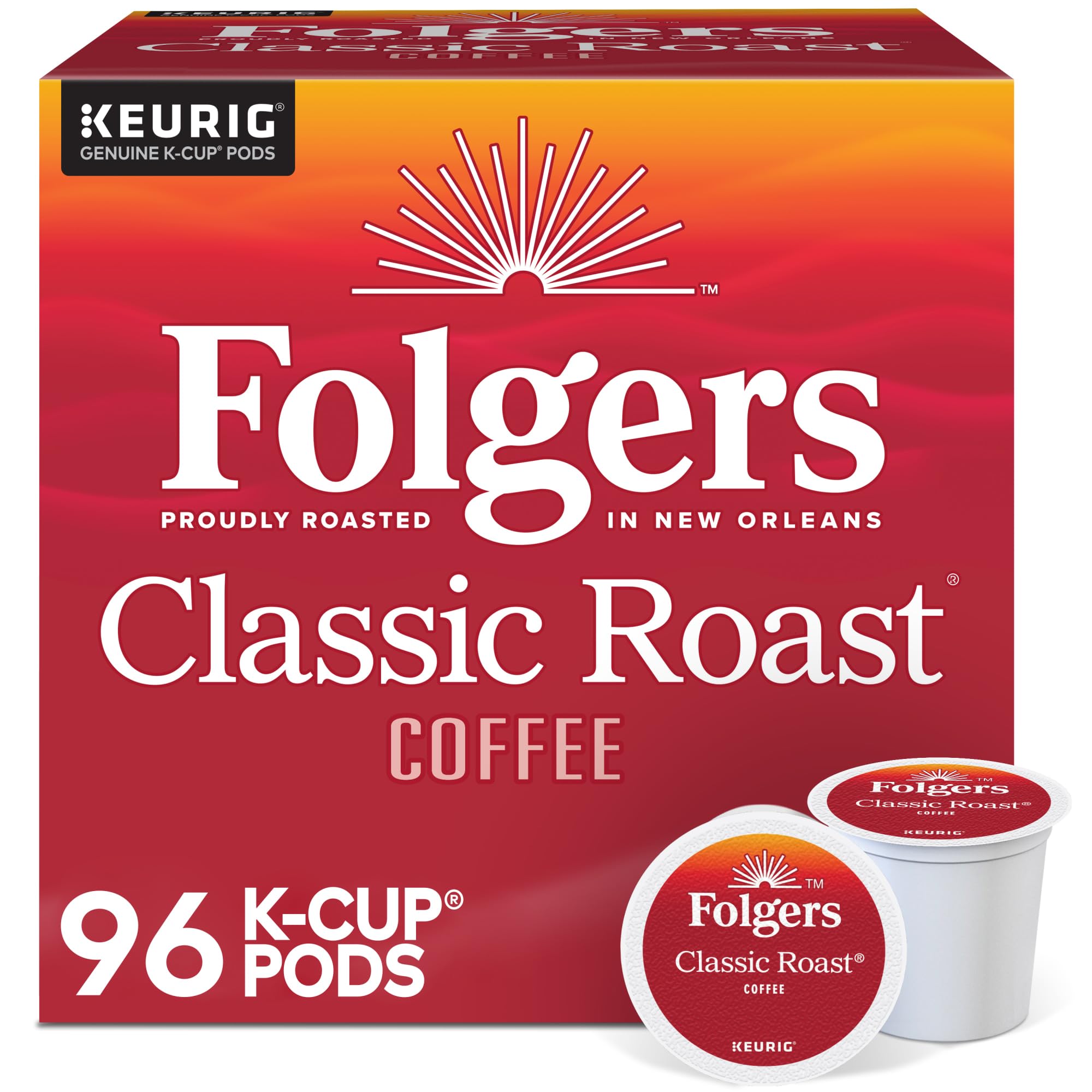 Folgers® Single-Serve Coffee K-Cup®, Classic Roast