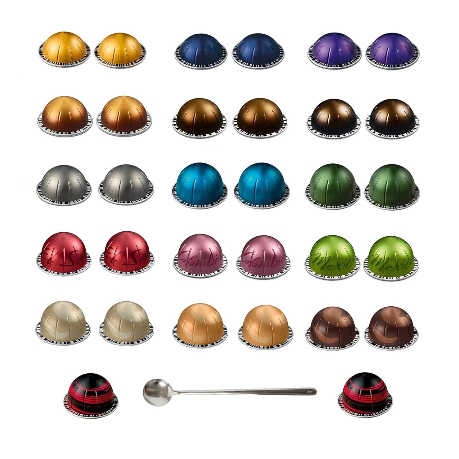 Total 32Capsules, 16 Flavors Assorted