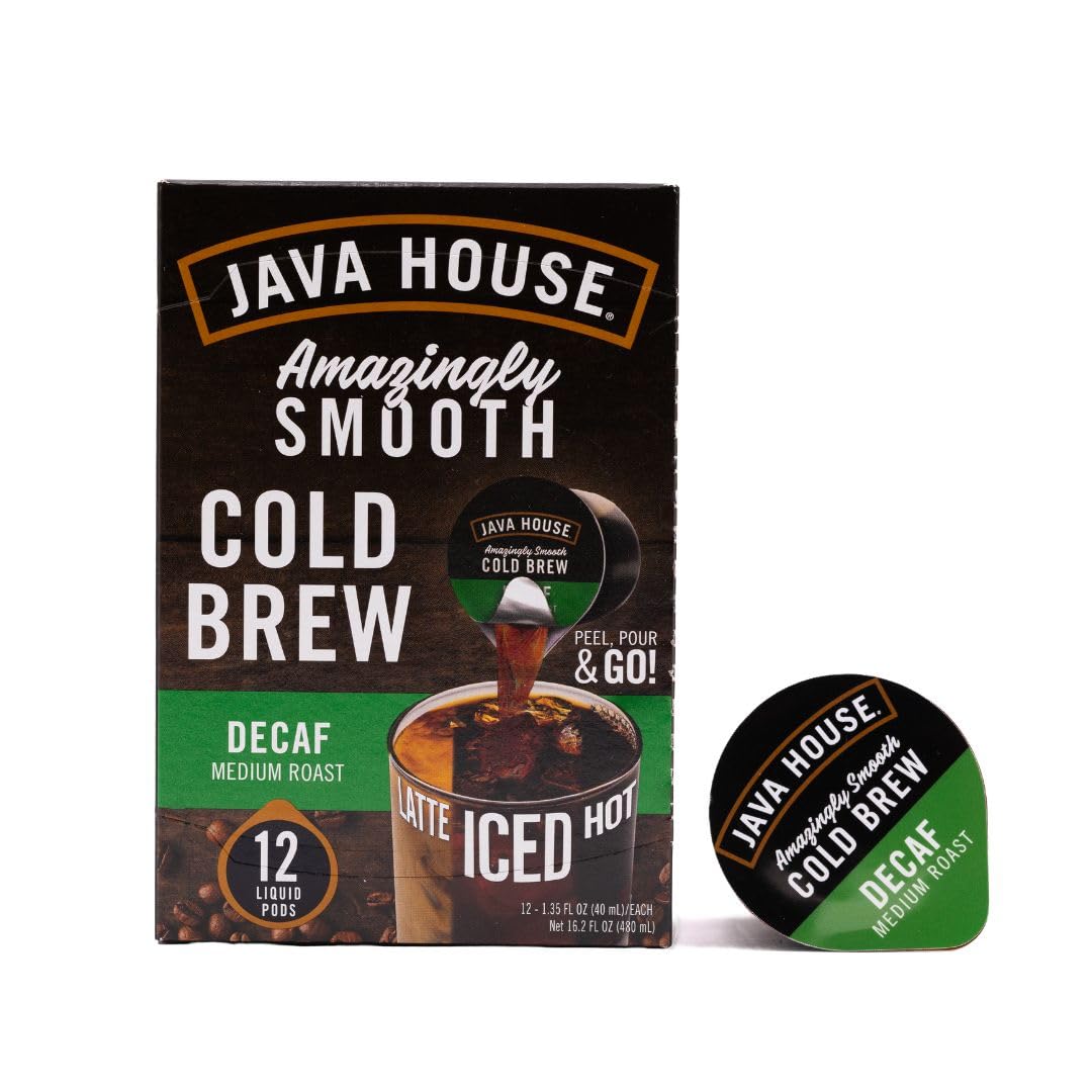 JAVA HOUSE Decaf Medium Roast Cold Brew Capsules