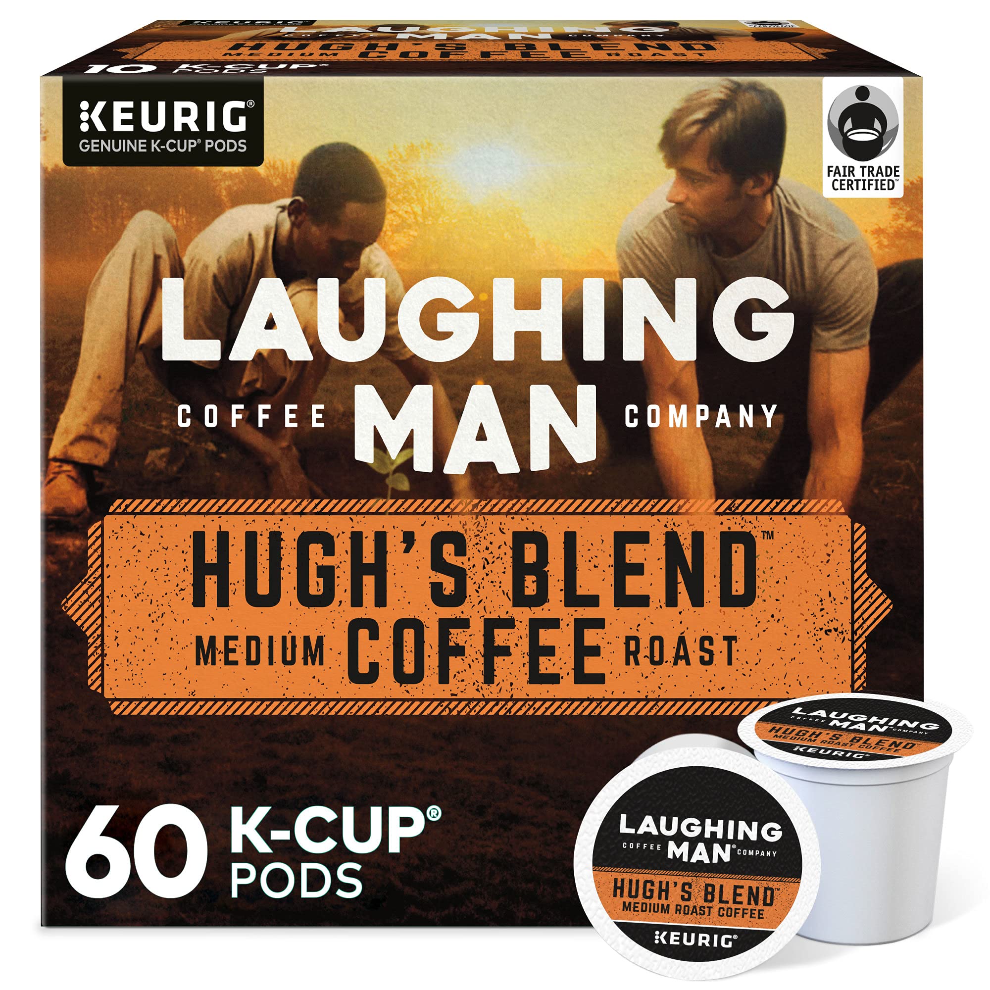Laughing Man Hugh's Blend Keurig Single-Serve K-Cup Pods