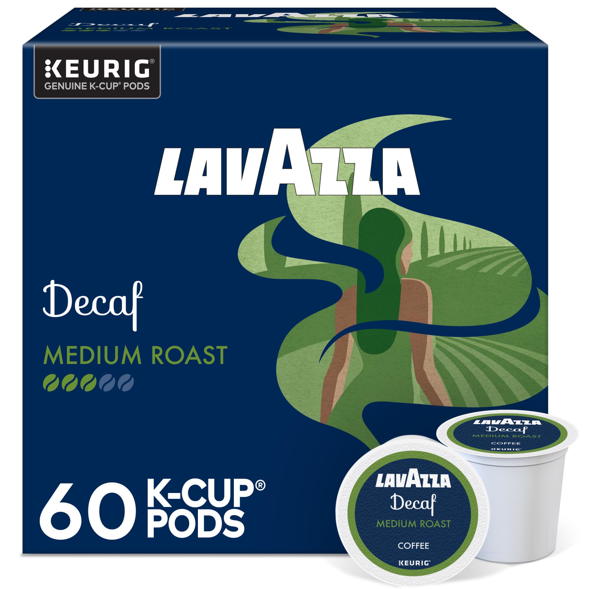 Lavazza Decaf, Single-Serve Keurig K-Cup Pods