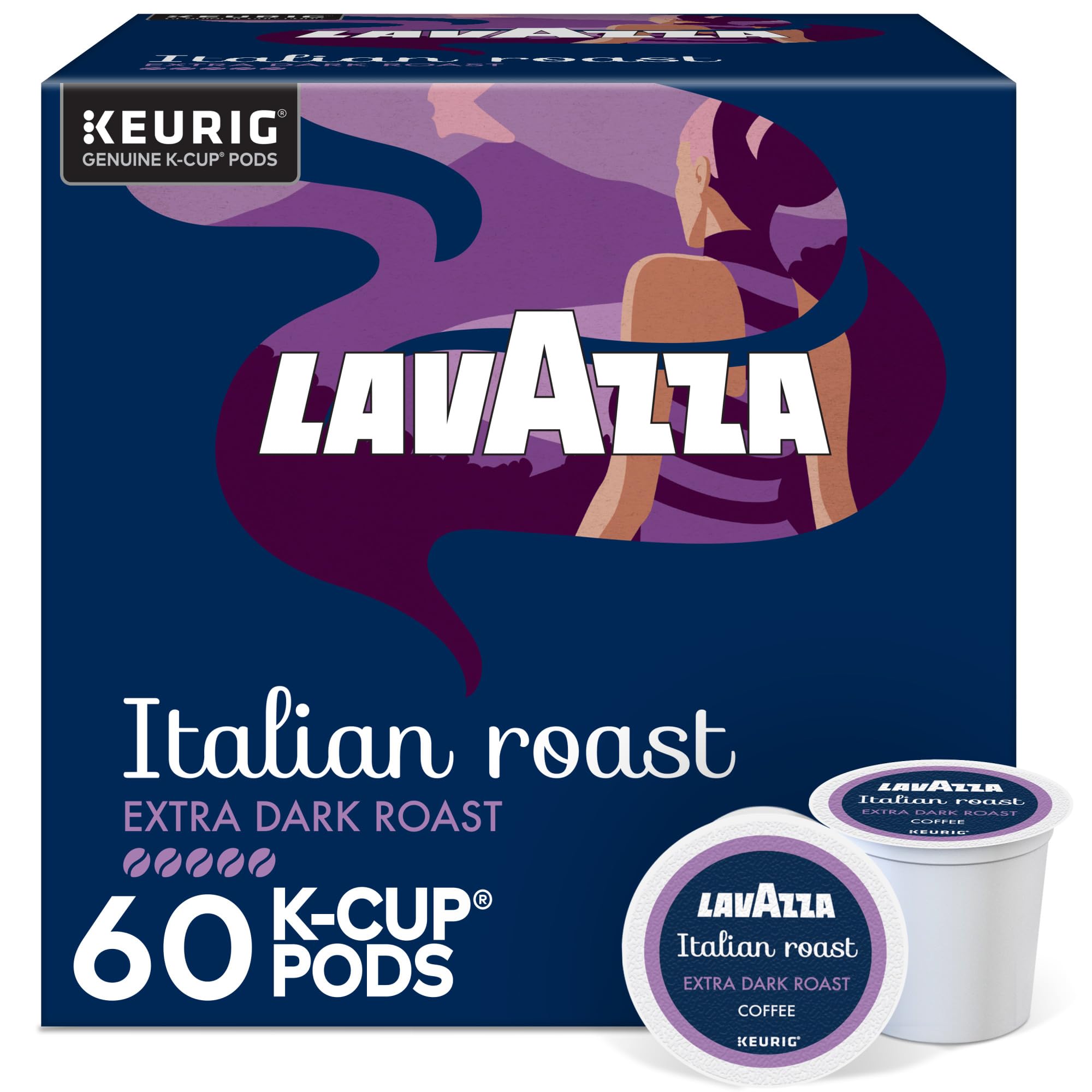 Lavazza Italian Roast, Keurig Single Serve K-Cup Pods