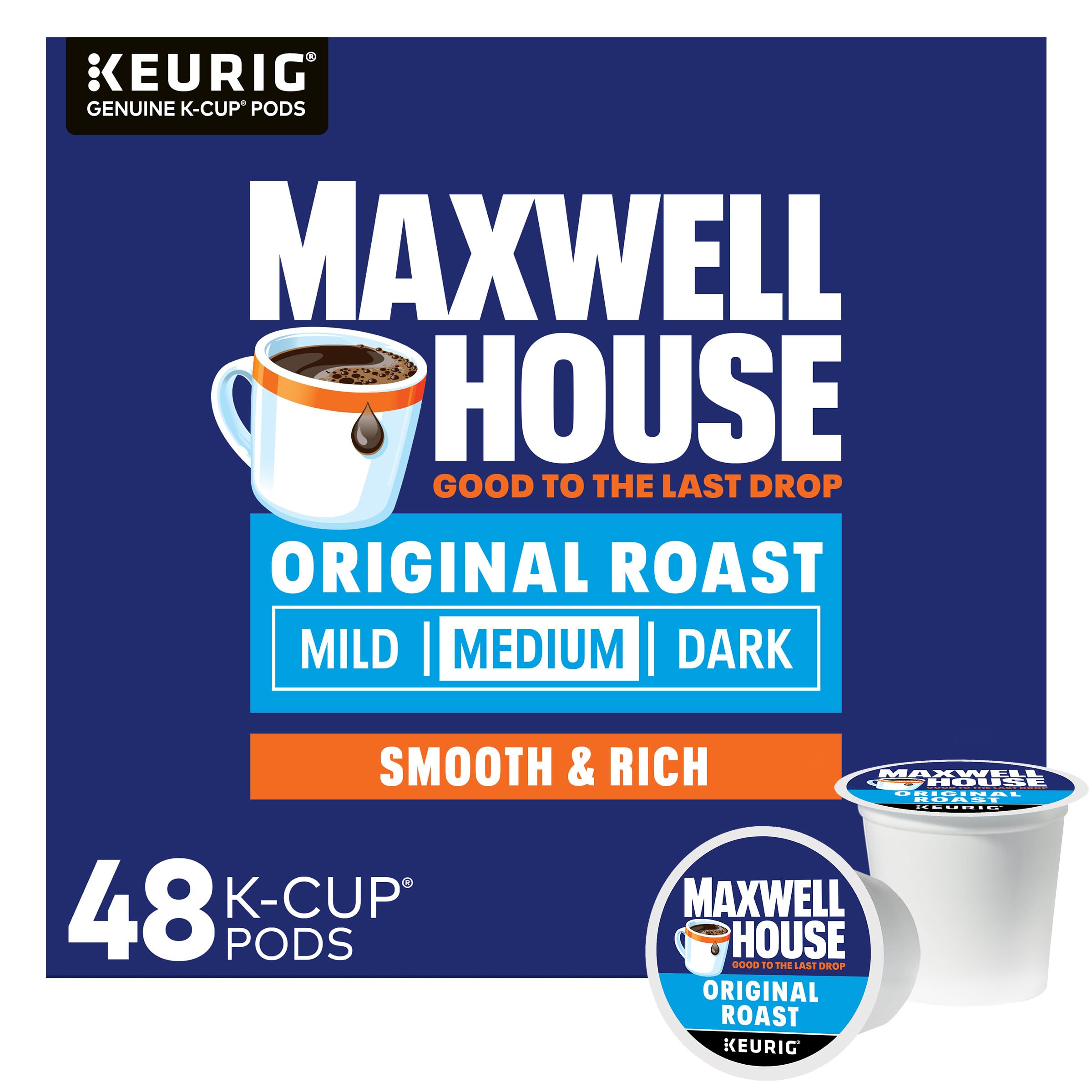 Maxwell House Original Roast Medium Roast K-Cup Coffee Pods