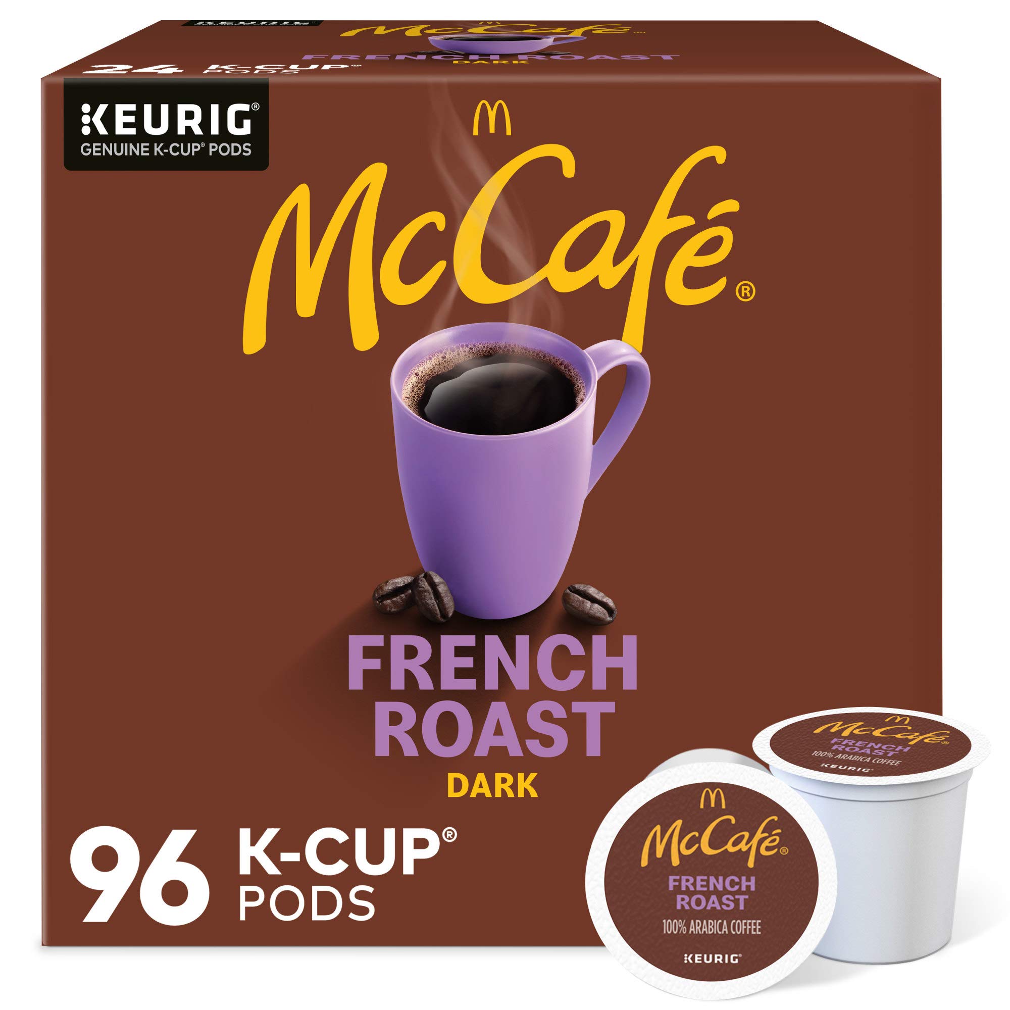 McCafe French Roast, Single Serve Coffee Keurig K-Cup Pods