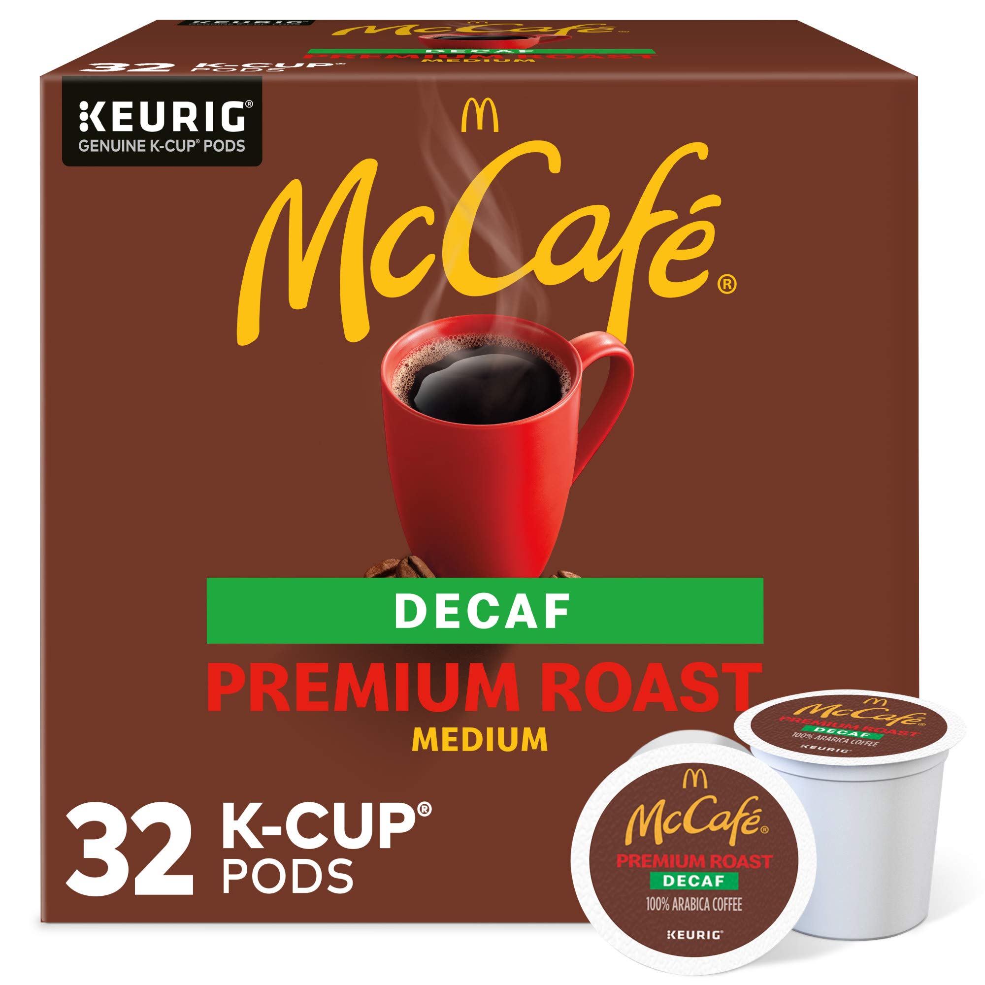 McCafe Keurig Single Serve K-Cup Pods, Premium Roast Decaf