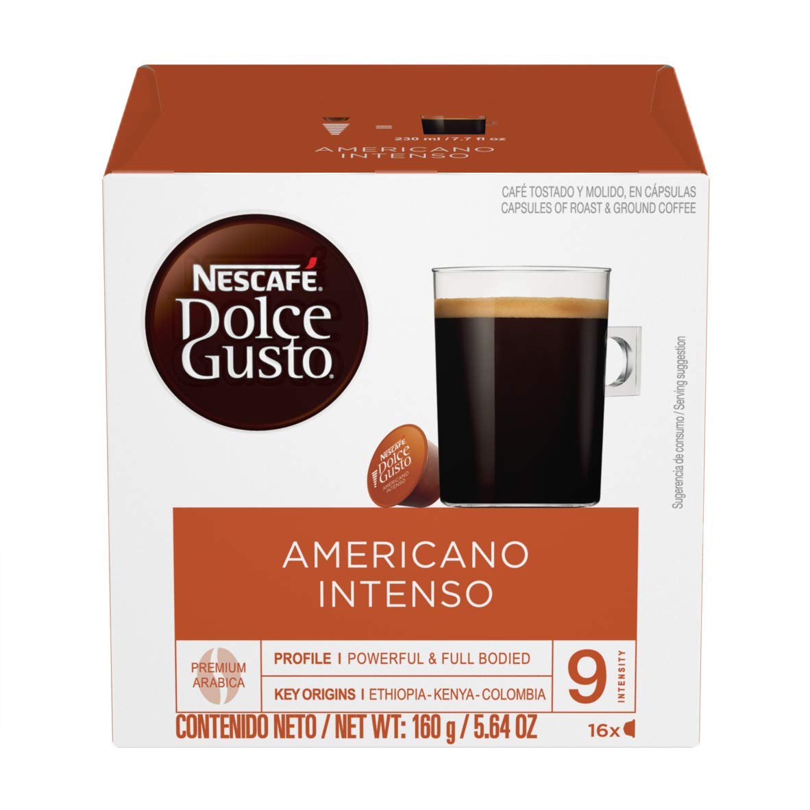 Nestle Coffee mate Dolce Gusto Nescafe Pods, Americano Intenso