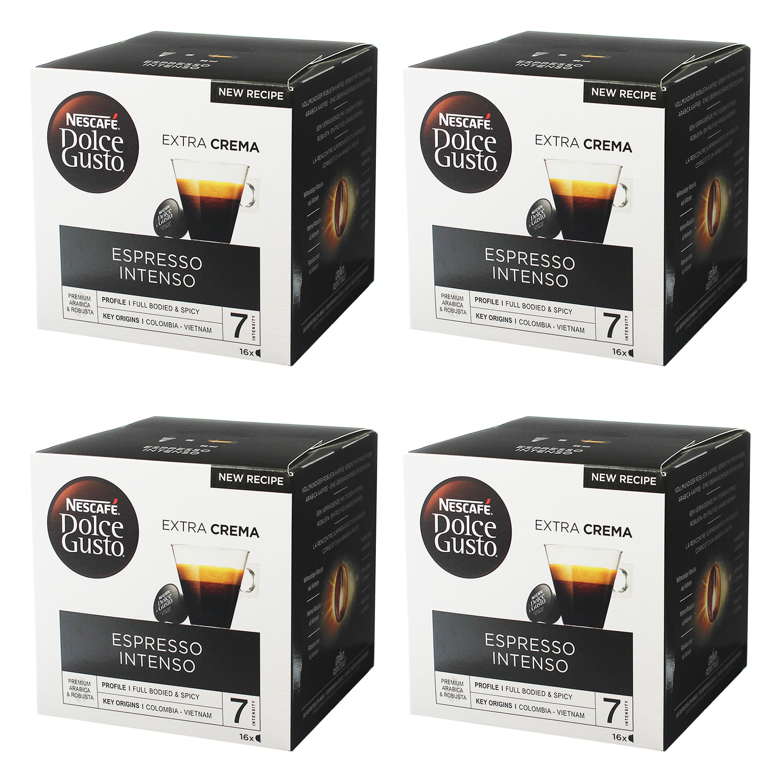 Nescafé Dolce Gusto Espresso Intenso, Pack of 4