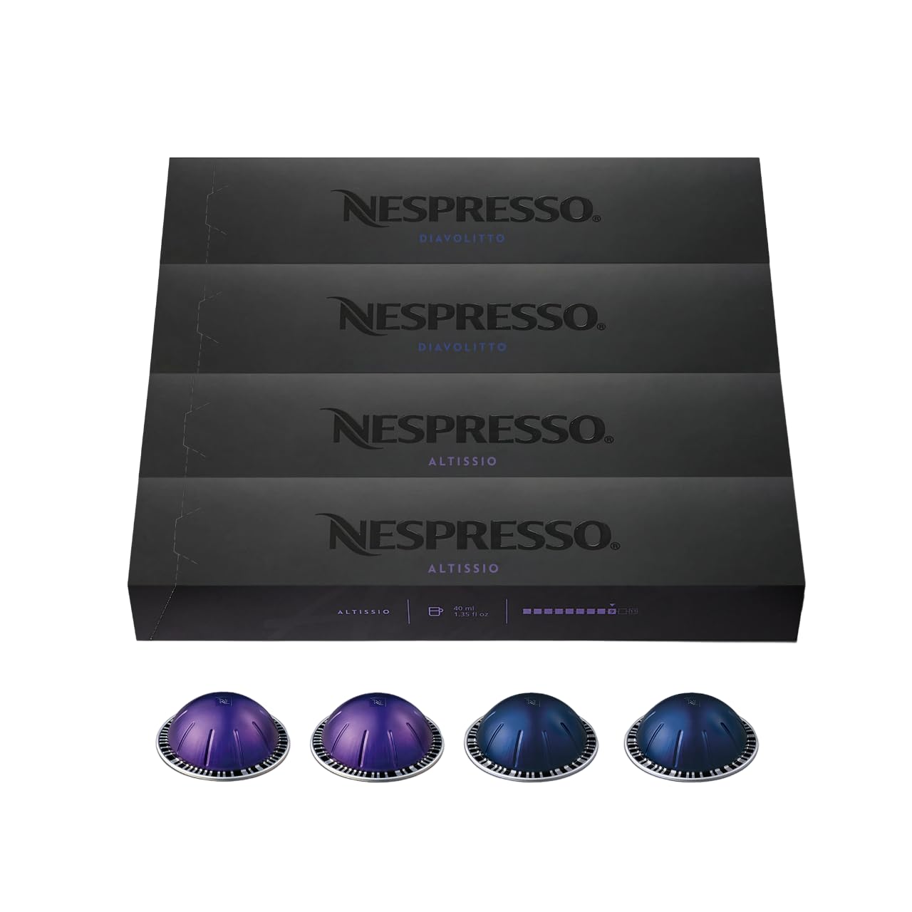 Nespresso Capsules Vertuo, Espresso Bold Variety Pack