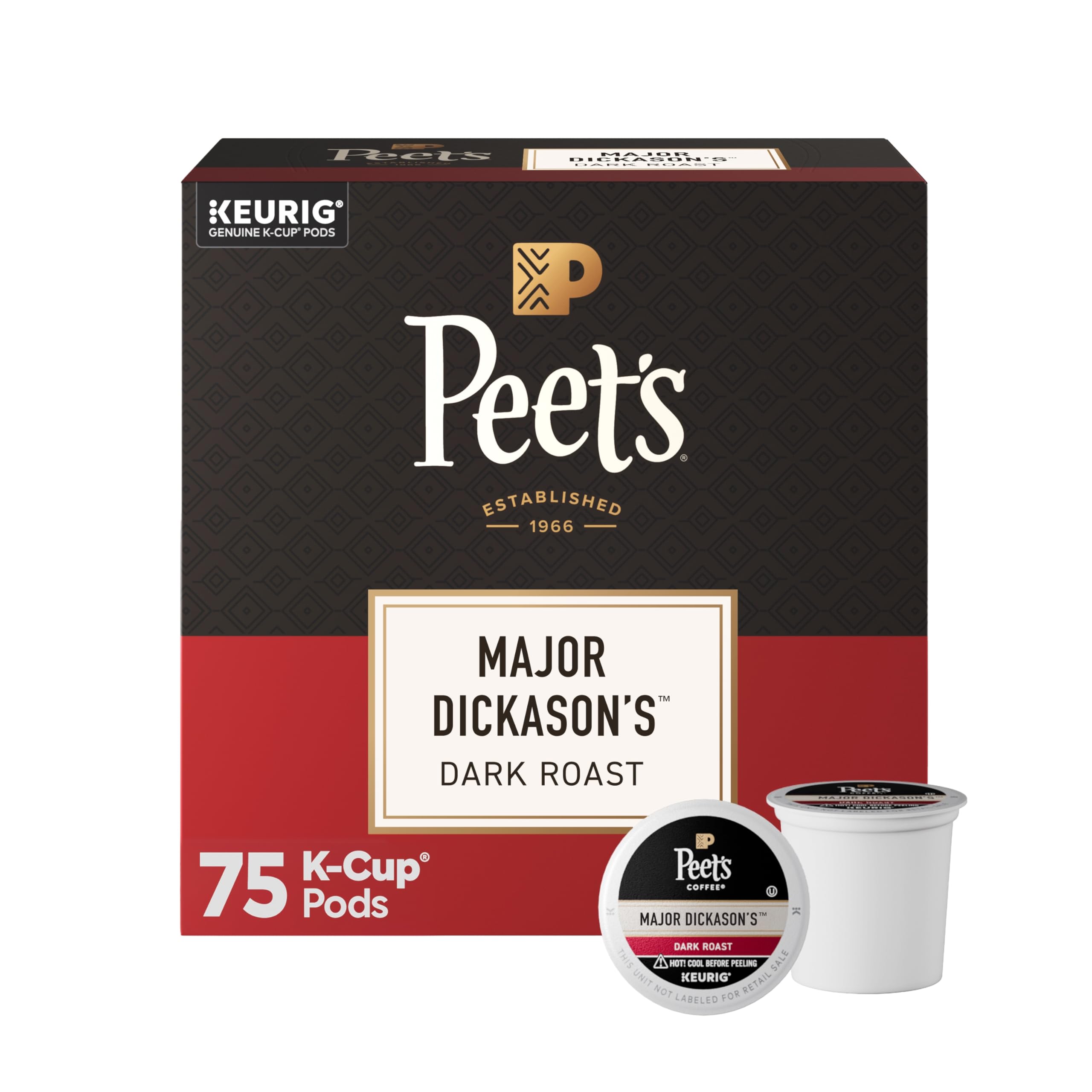Peet's Coffee, Dark Roast Keurig K-Cup Pods