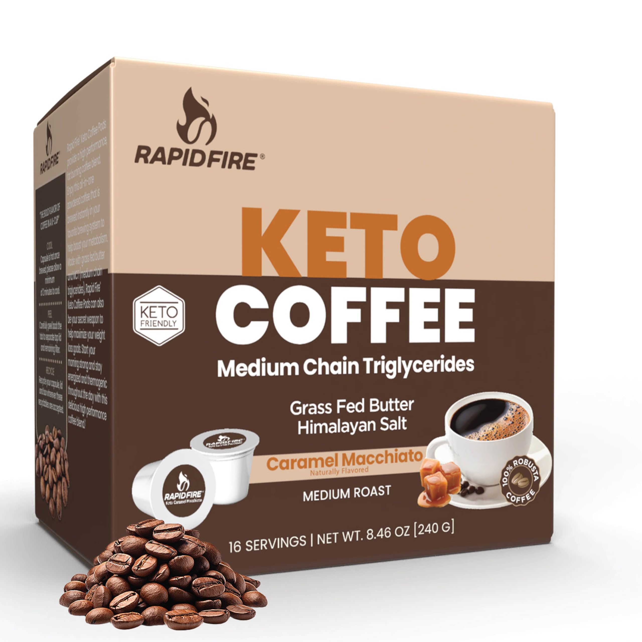 Rapidfire Caramel Macchiato Ketogenic High Performance Keto