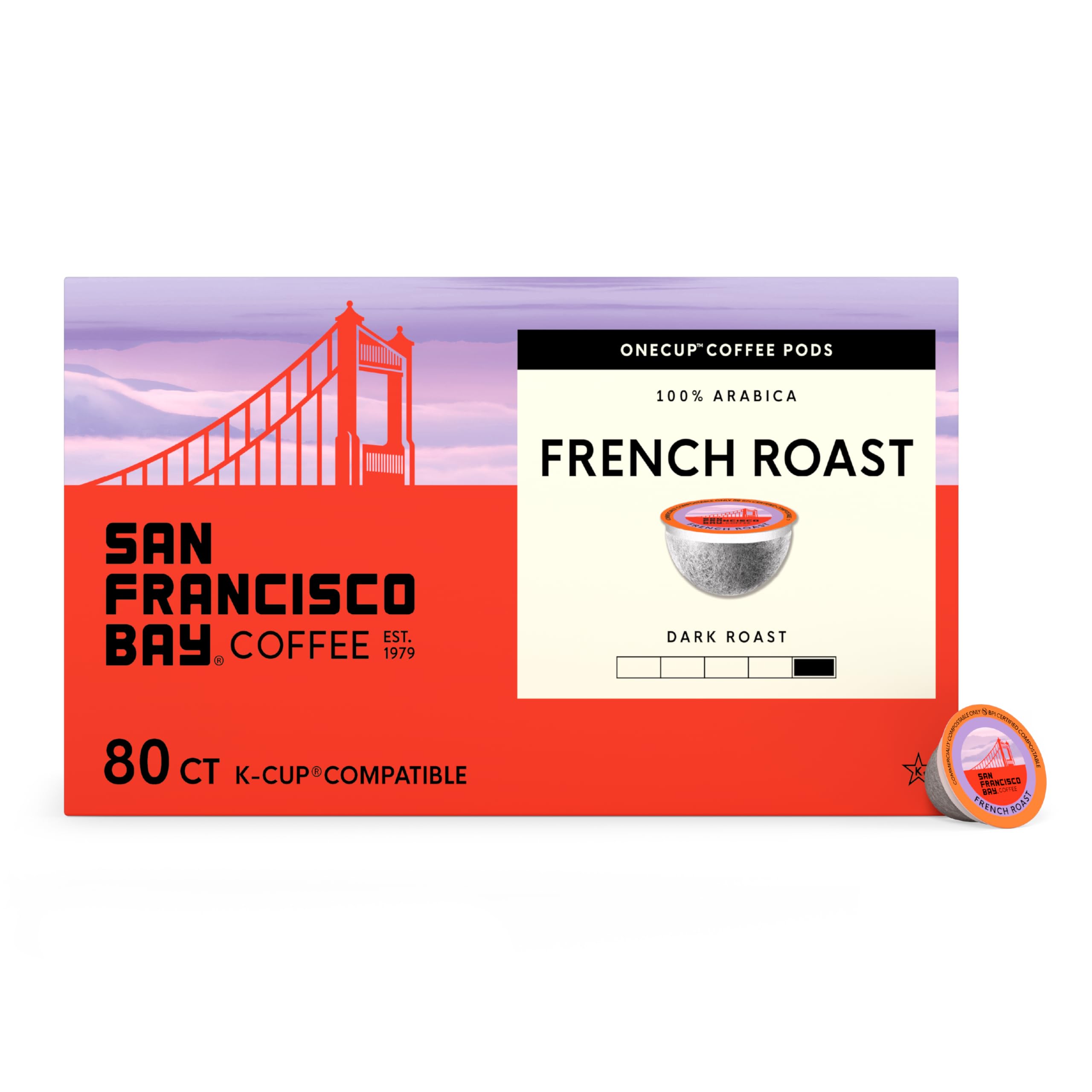 San Francisco Bay K-Cup Coffee Pods, French Roast