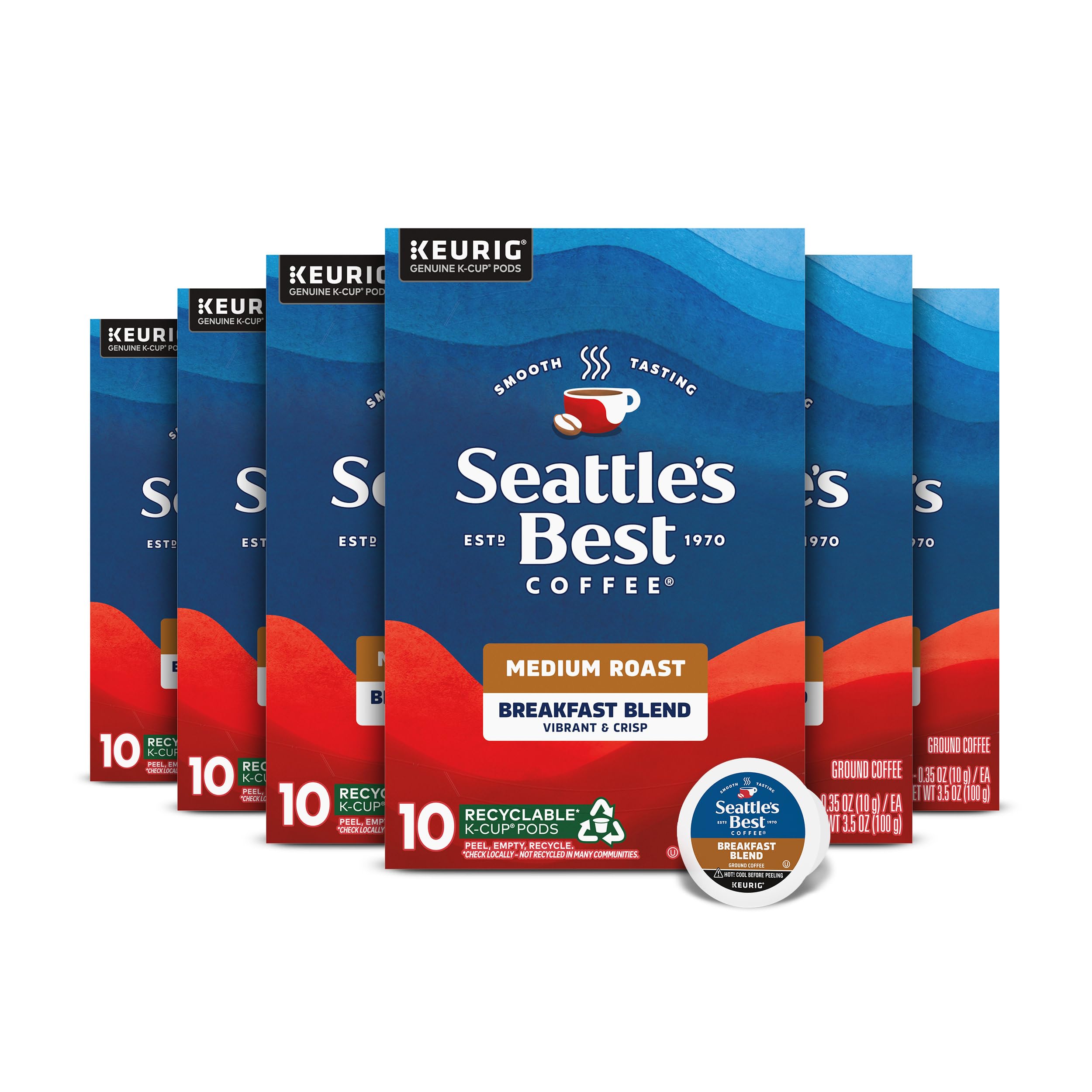 Seattle’s Best Coffee, Medium Roast K-Cup Coffee Pods