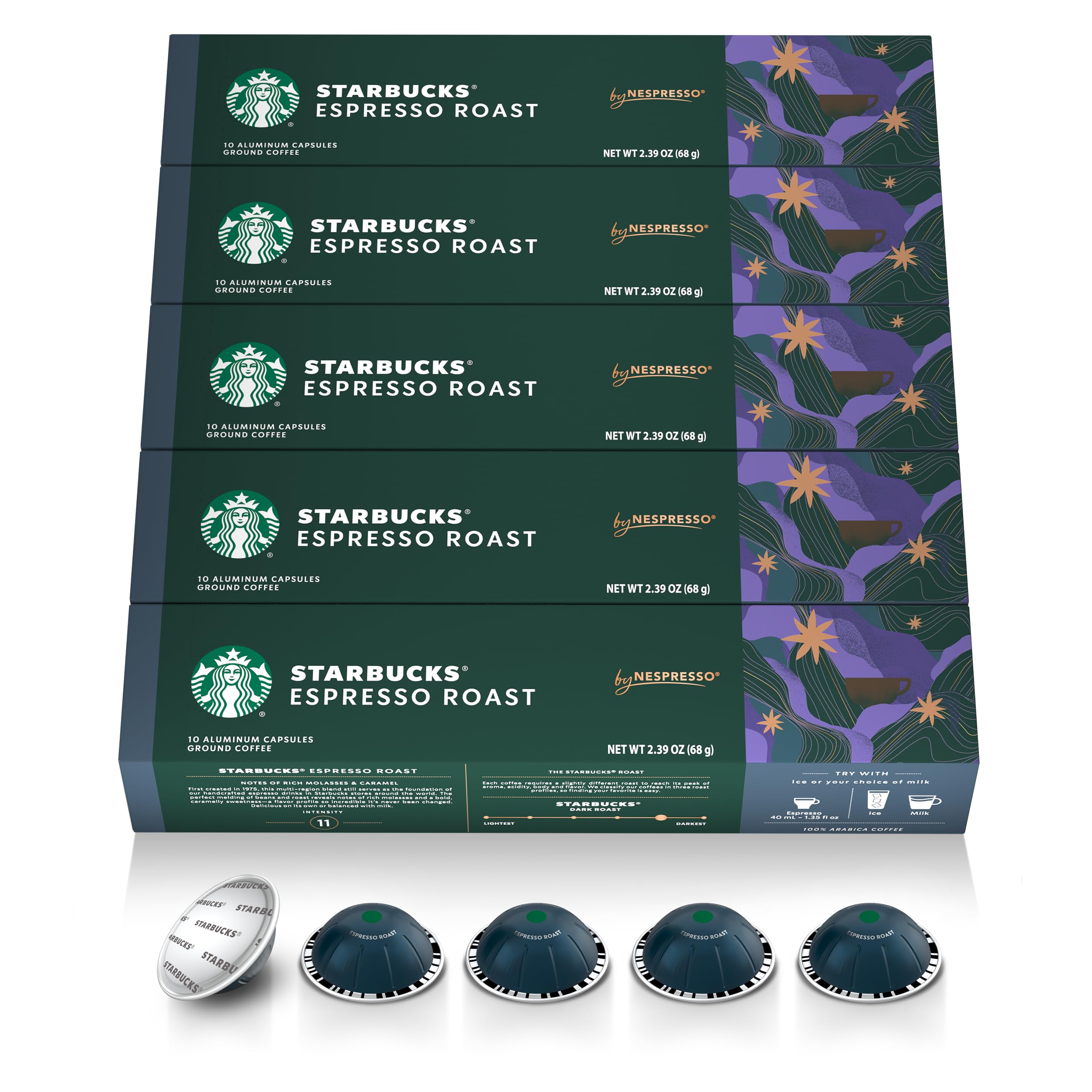 Starbucks by Nespresso Vertuo, Dark Roast Espresso